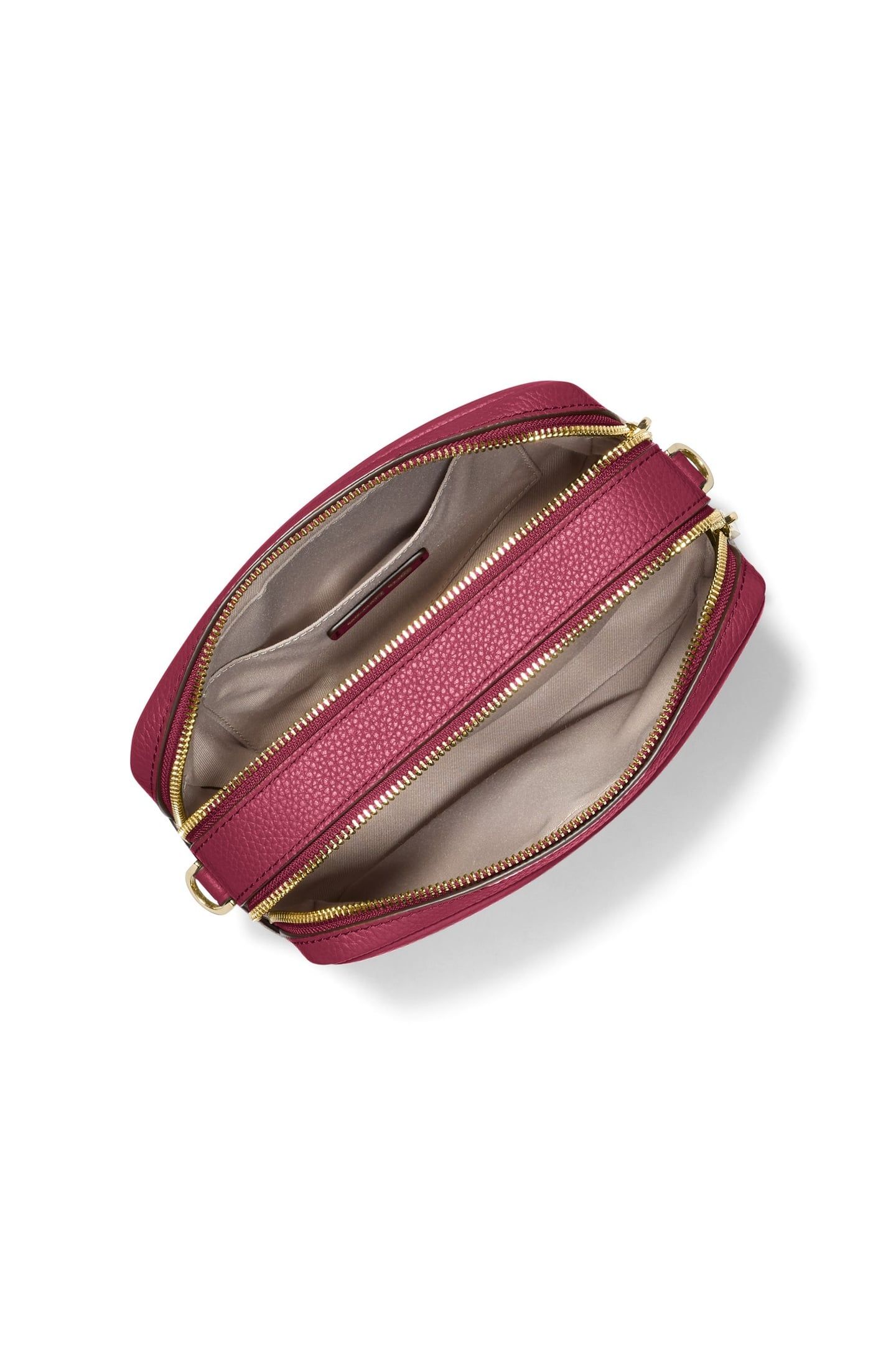 MEDIUM DOUBLE ZIP CAMERA CROSSBODY MULBERRY 3