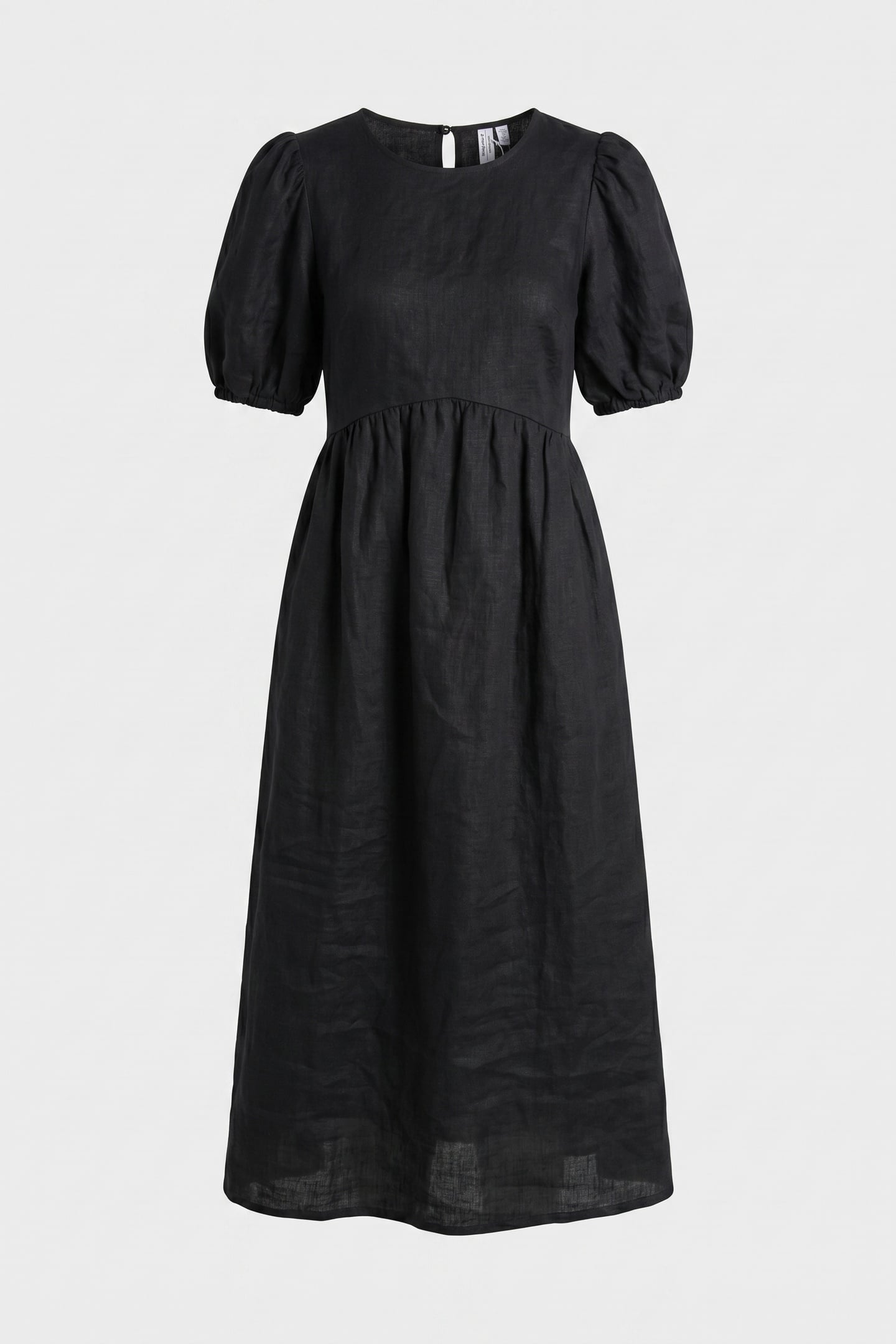 AERONA LINEN DRESS BLACK 4