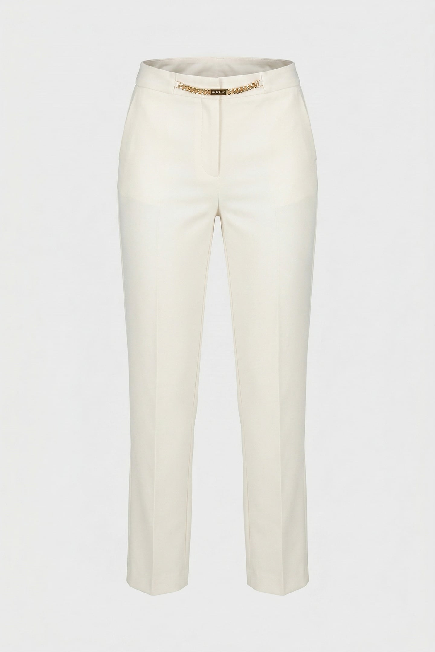 MARCIANO BY GUESS SUNNY CHINO CHAIN PANT WHITE PEAKS 3