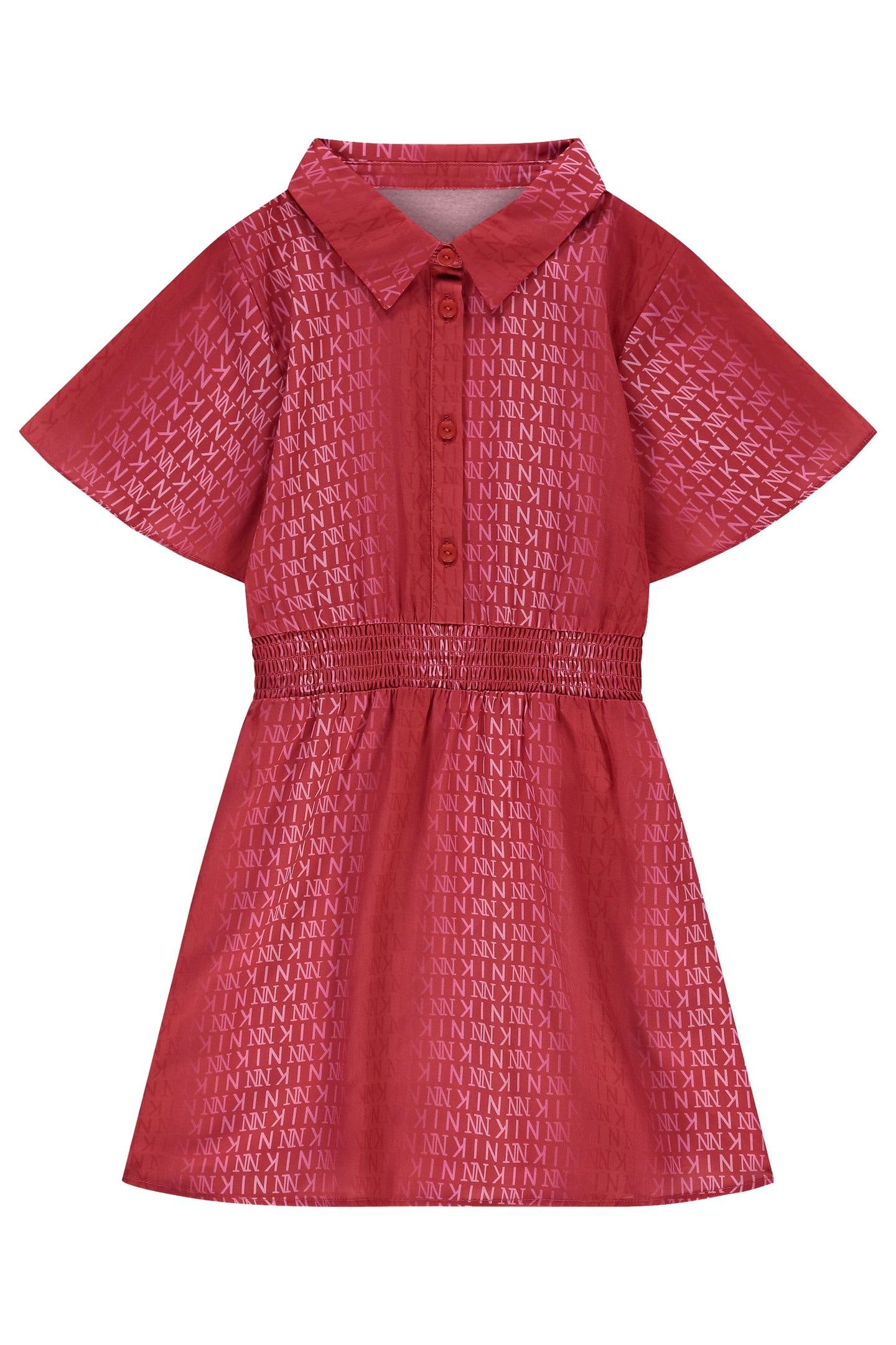 YENNA DRESS MULTI RED 1