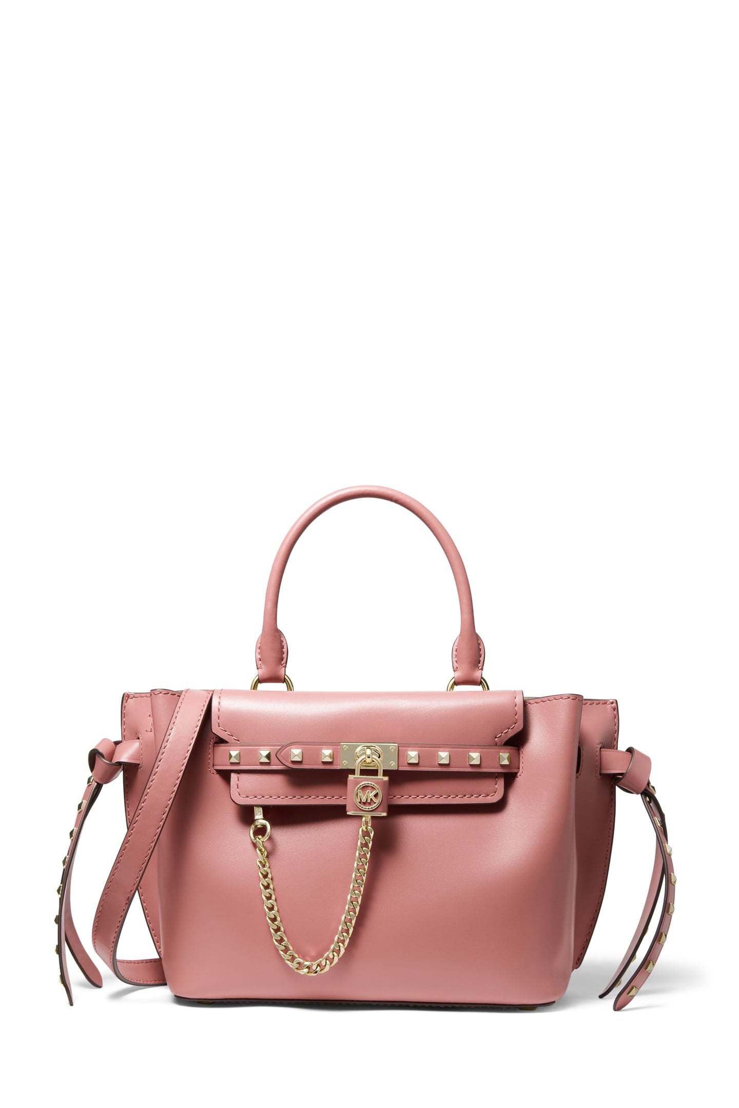 SMALL BELTED SATCHEL ROSE 2