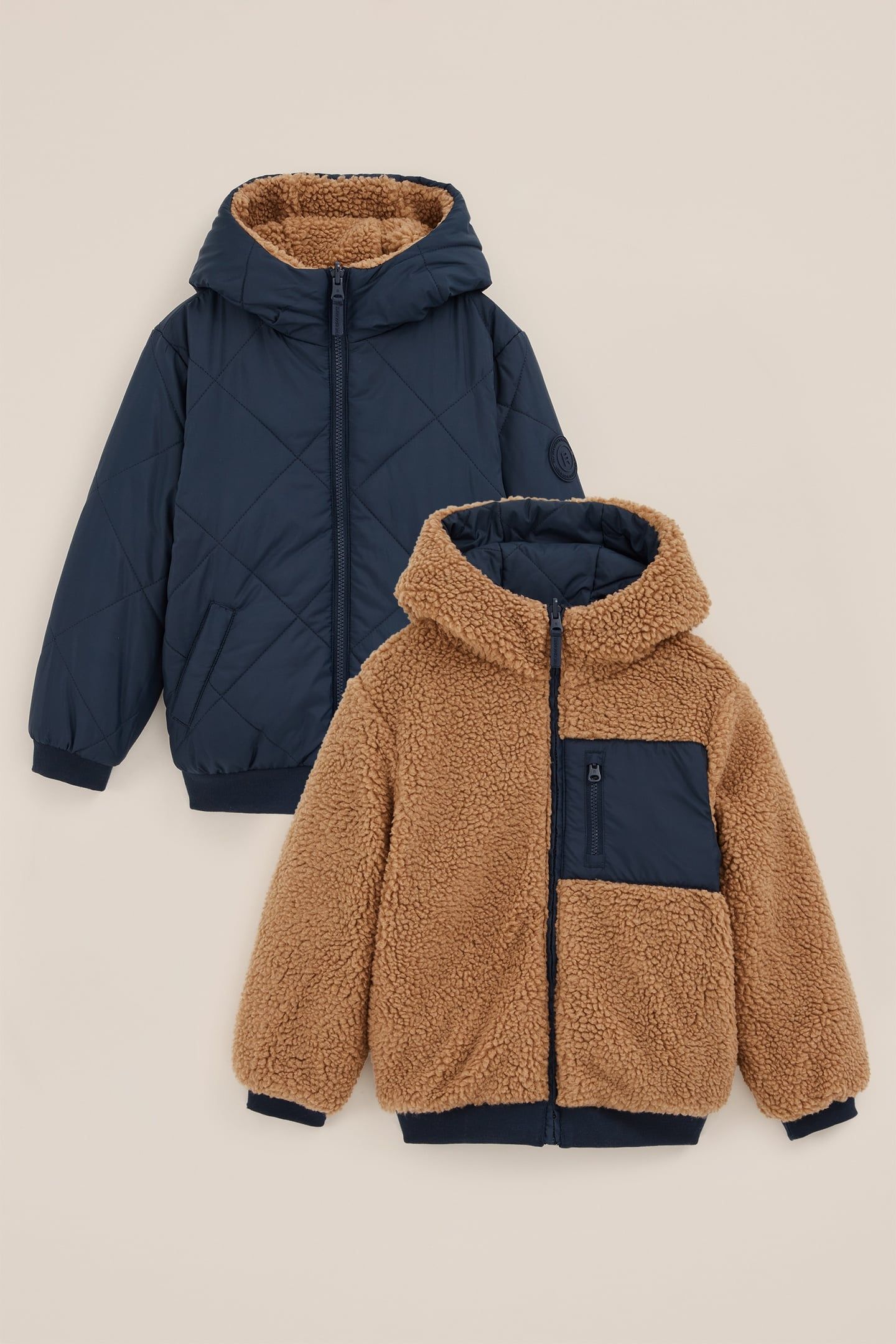 JACKET REVERSIBLE BOMBER NAVY BLUE 4