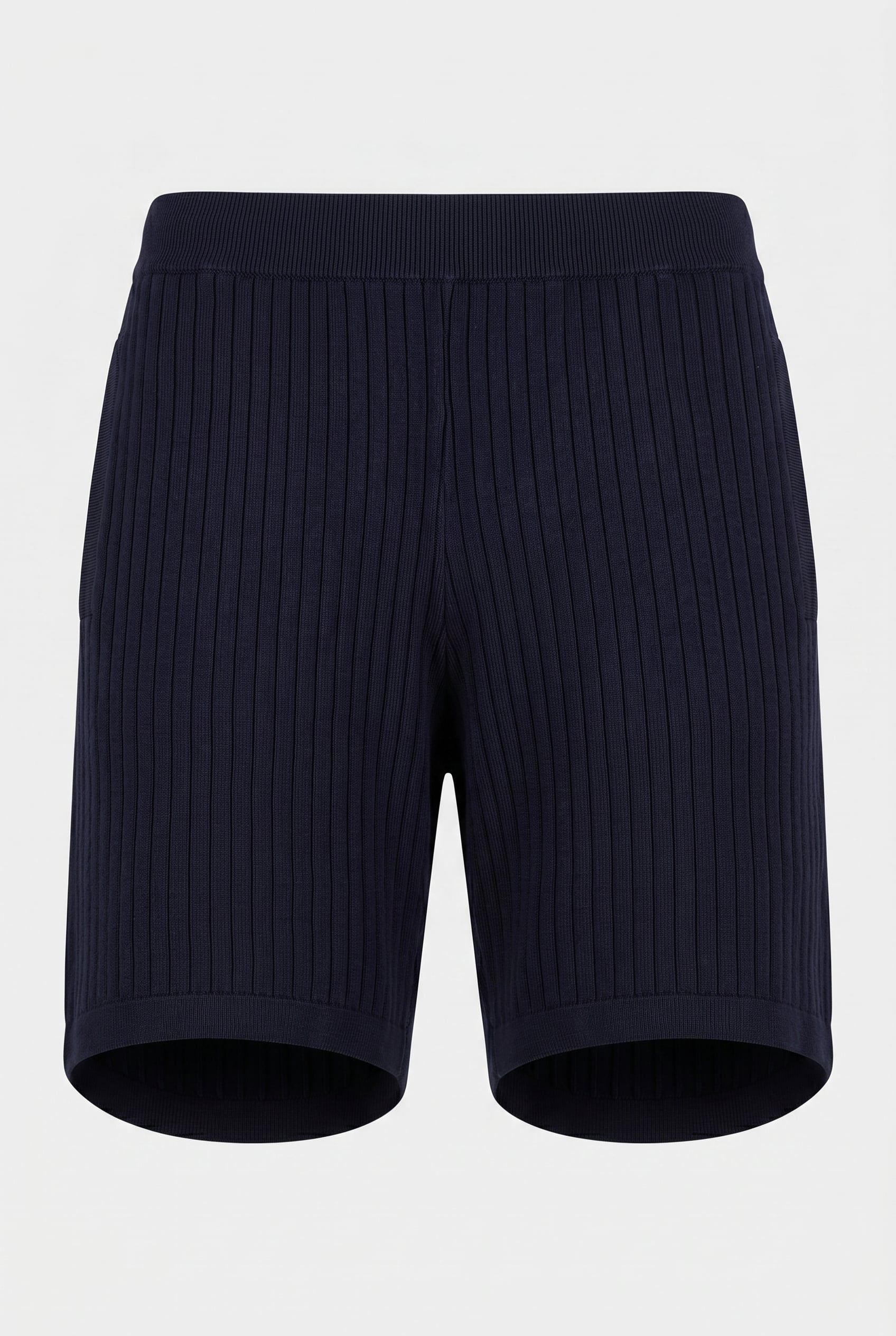 KNITTED SHORT NAVY 3