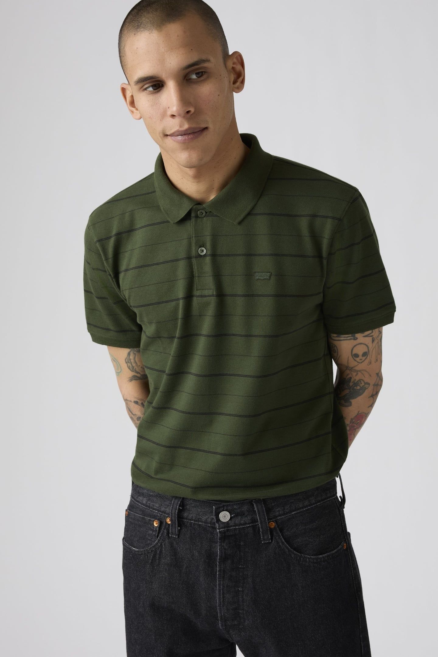 SLIM HOUSEMARK POLO LANDON STRIPE DUFFEL 1