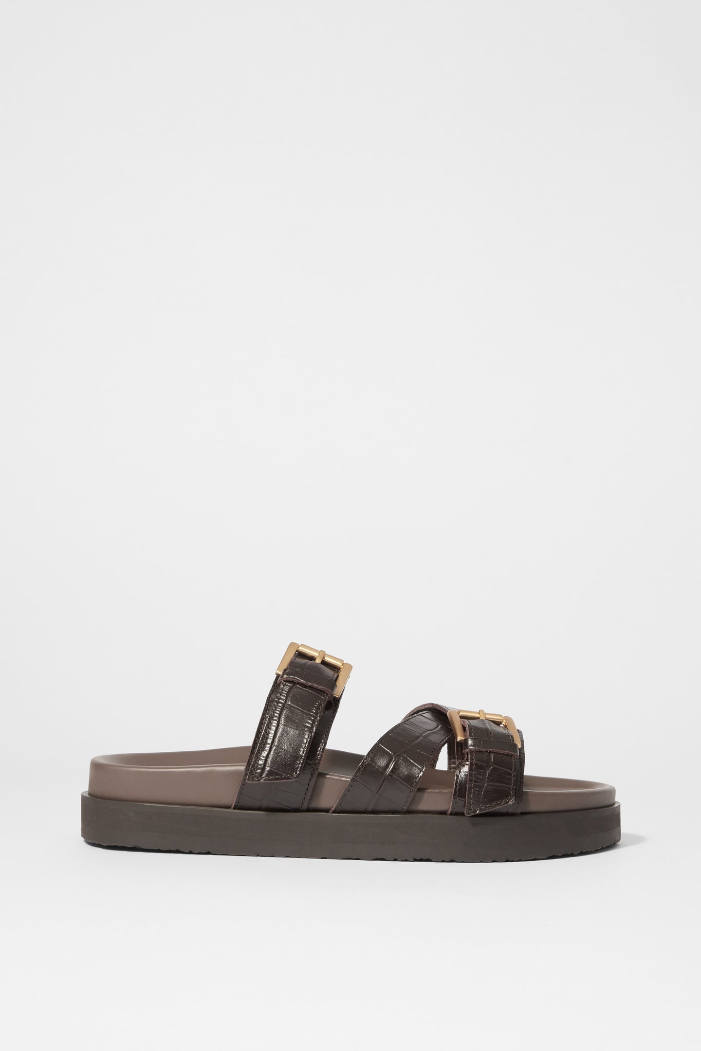 KAIA SUMMER FLAT BROWN 1