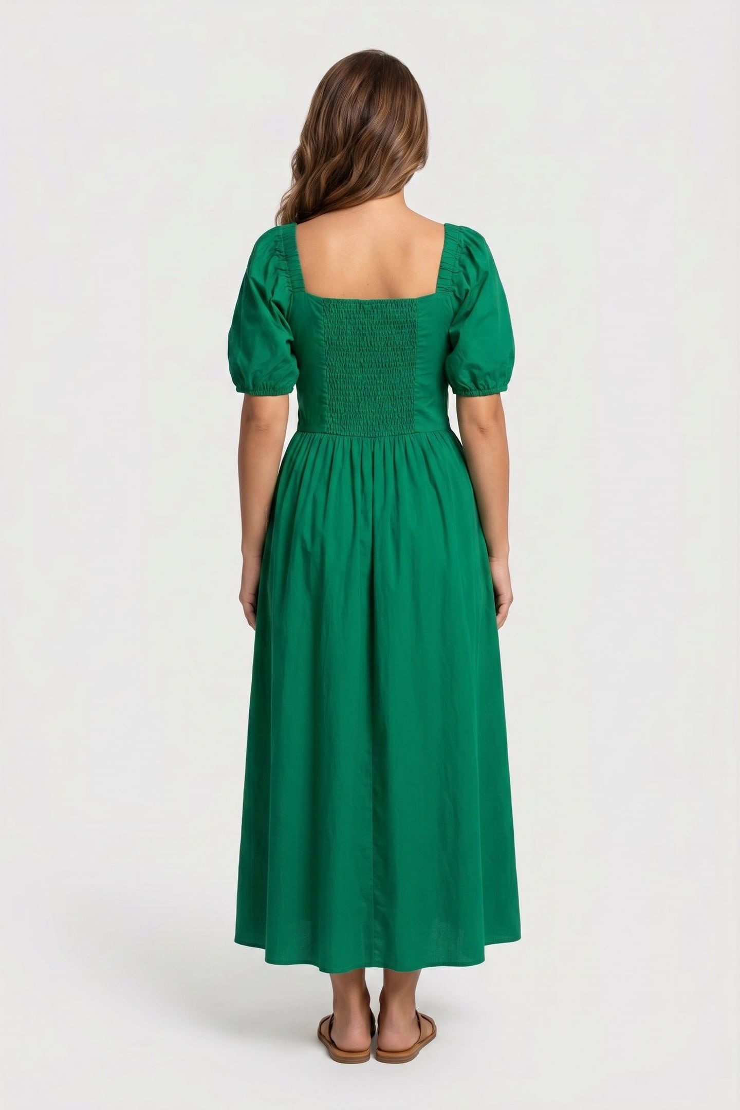 CLEIA DRESS GREEN 2