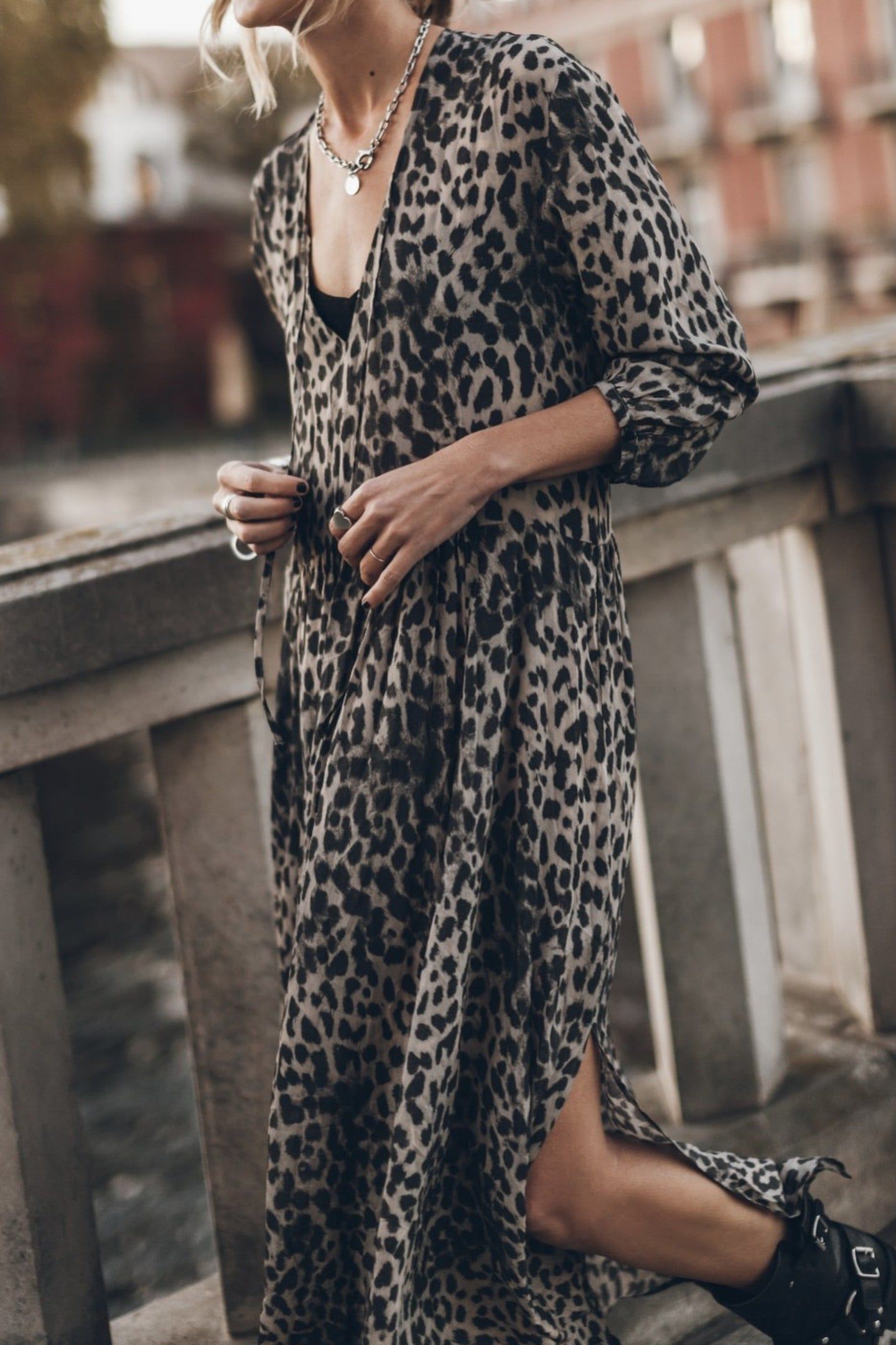 THE LEO MAXI DRESS BLACK 2