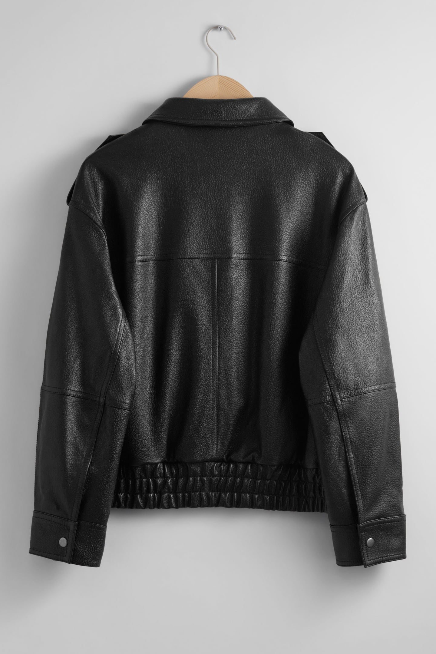 GABRIELLA LEATHER JACKET BLACK 4