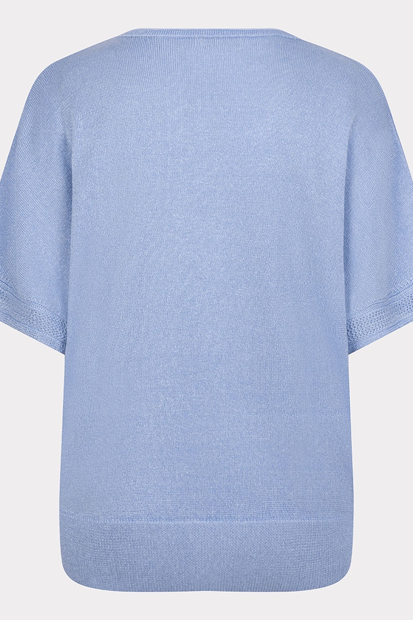 SWEATER BATWING POINTELLE LUREX SKY BLUE 5