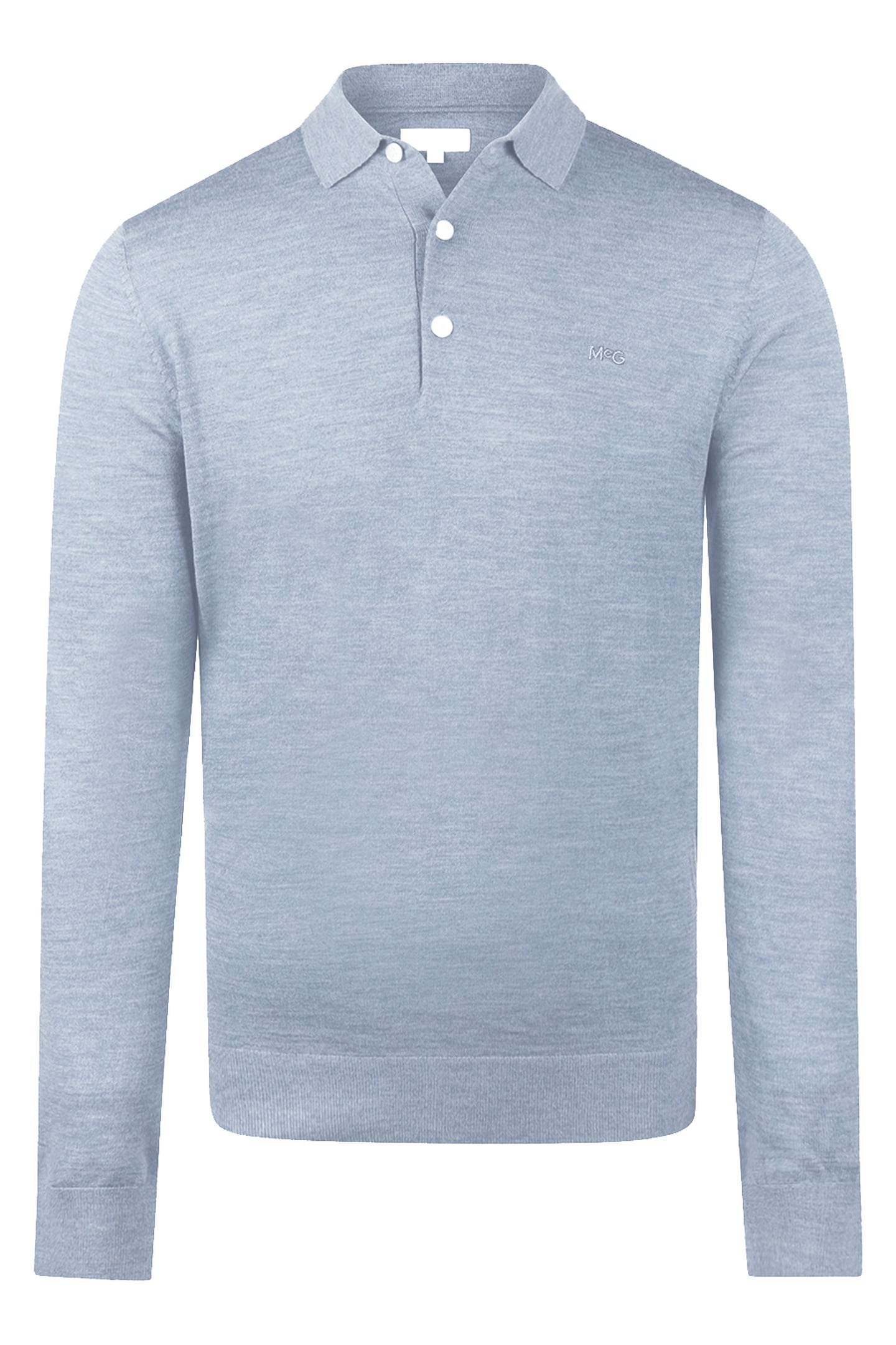 FINE MERINO POLO LIGHT BLUE 4