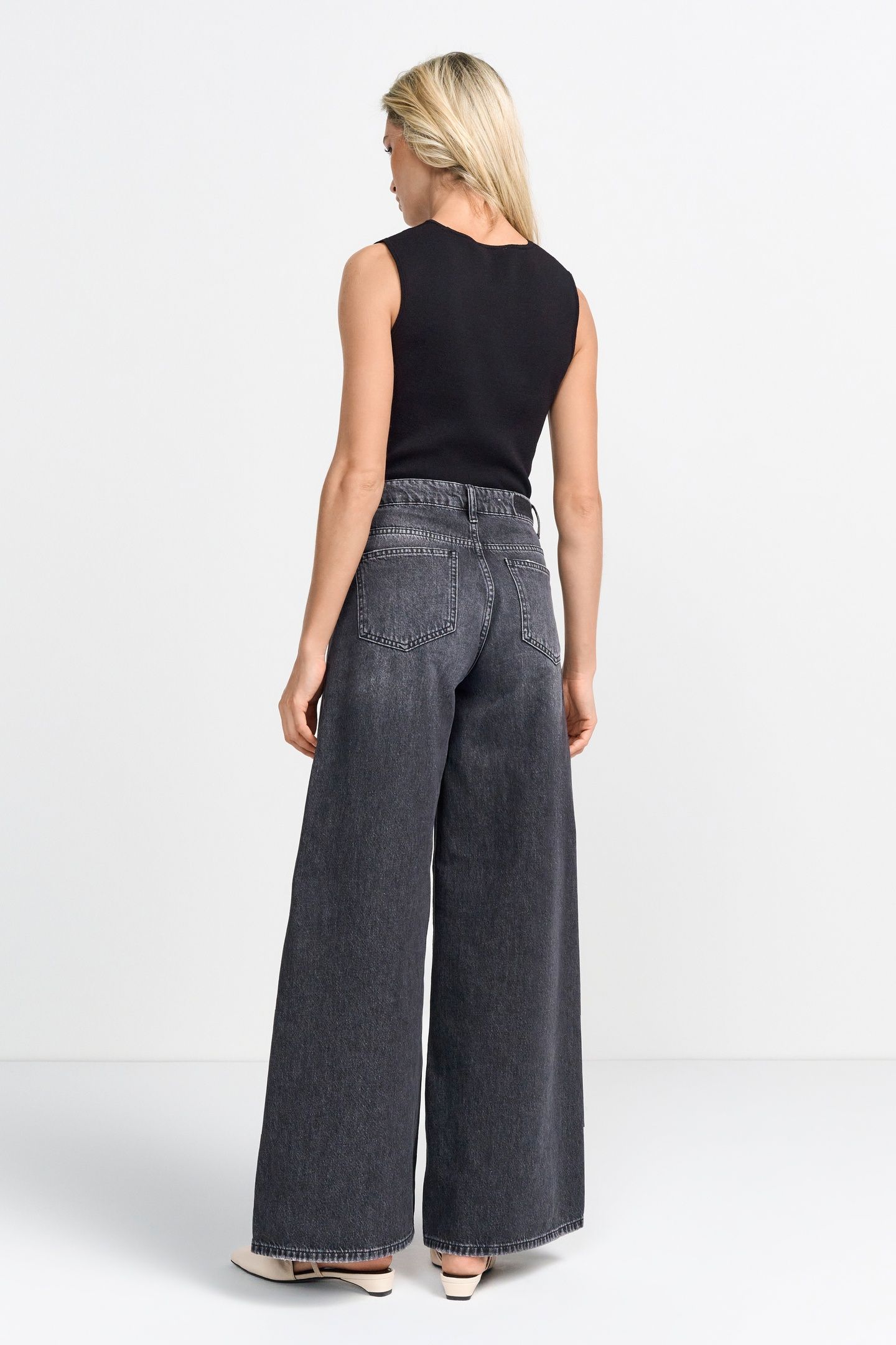 SUPER FLARE BLACK DENIM DENIM BLACK 3