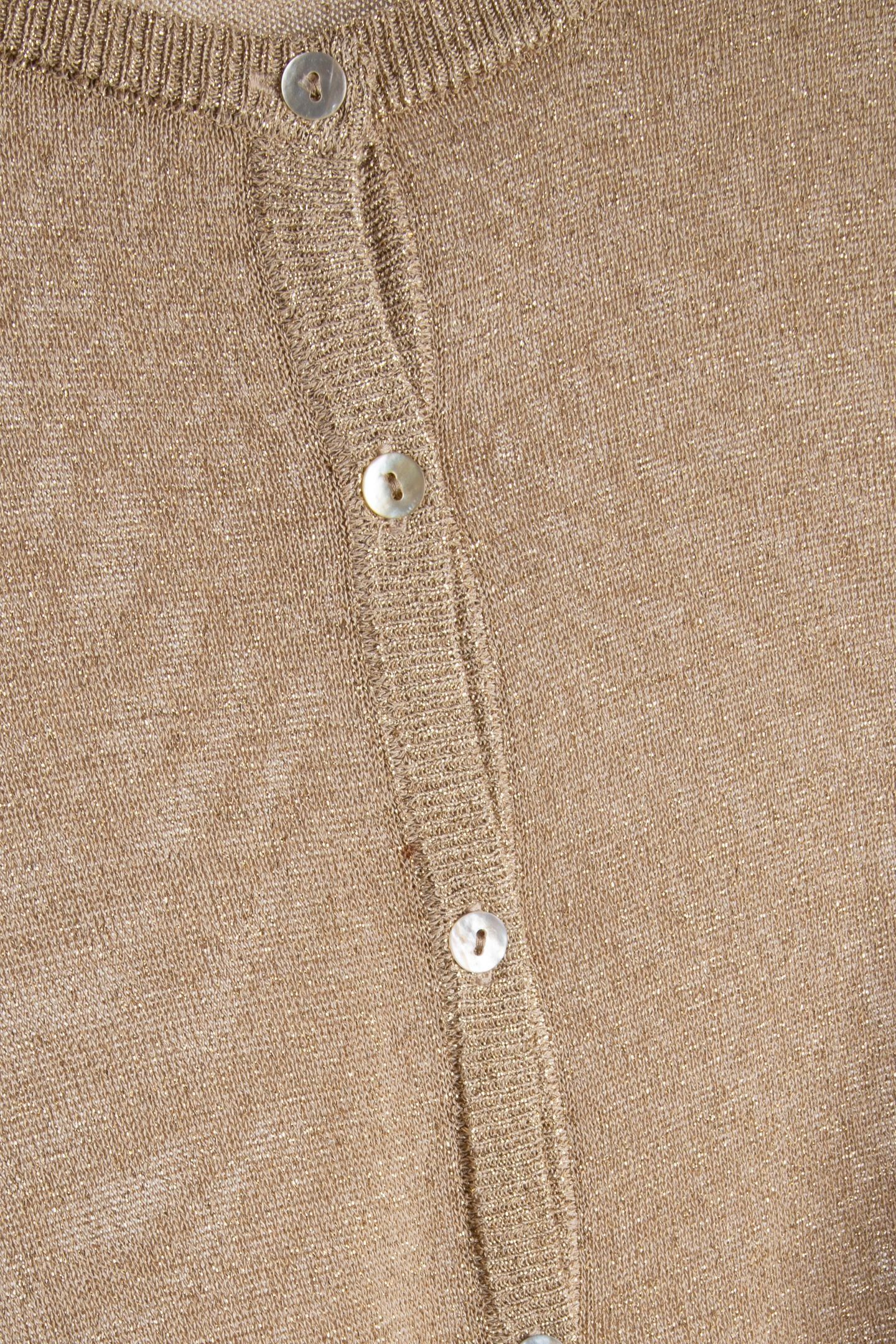 CARDIGAN LUREX KNIT SESAME 4