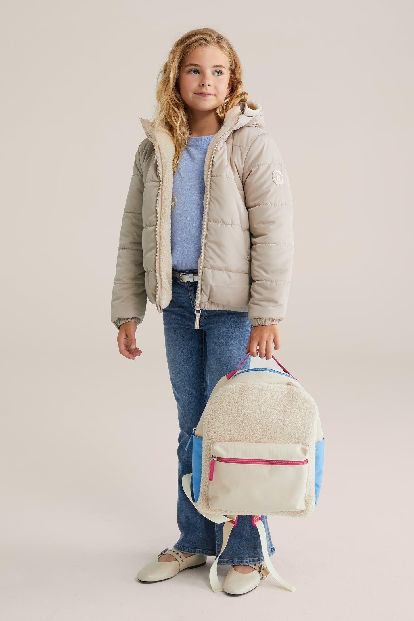 JACKET REVERSIBLE BOMBER BEIGE 2
