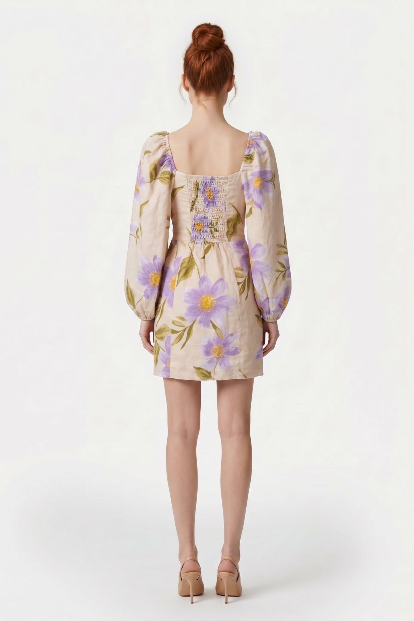 HAZEL DRESS BEIGE 2