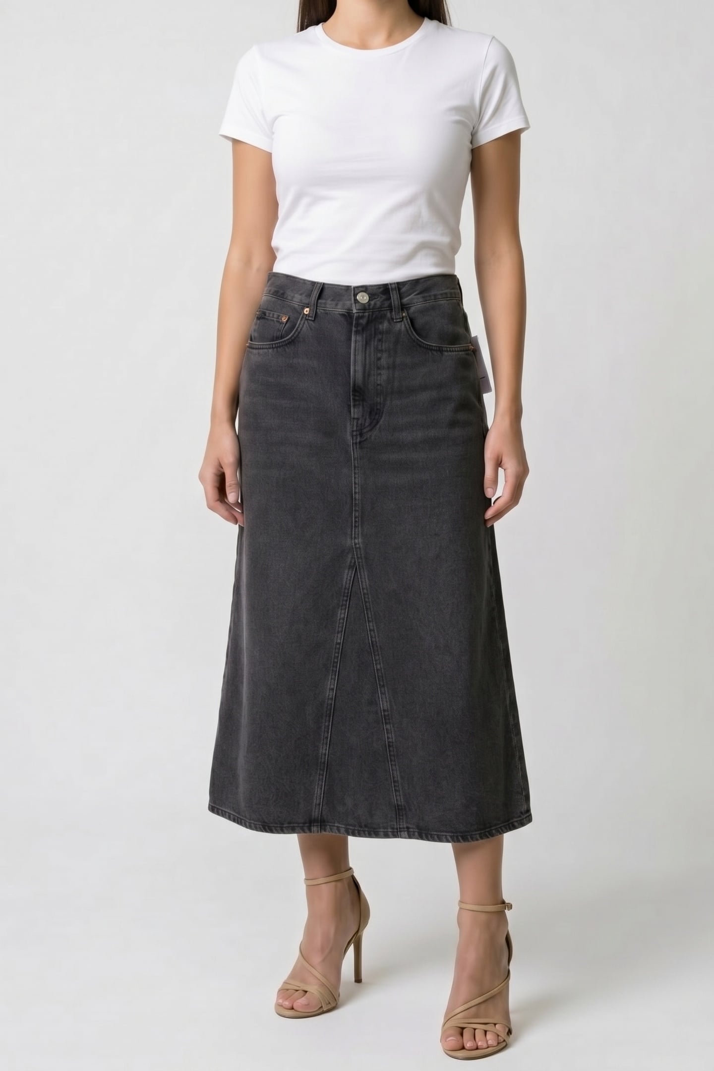 JANA LONG SKIRT BLACK 1