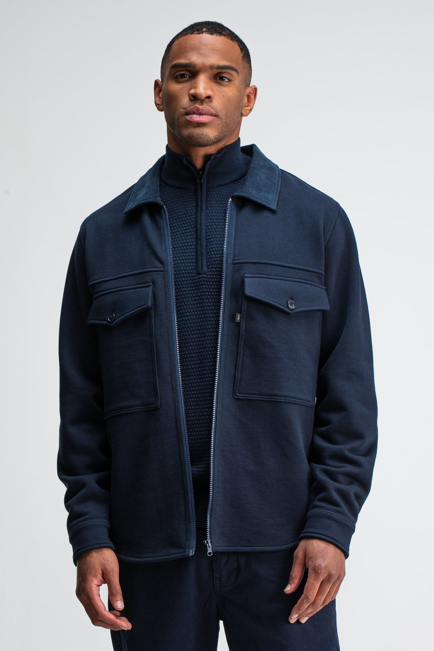 PERRY ZIP OVERSHIRT ALASKA BLUE 1