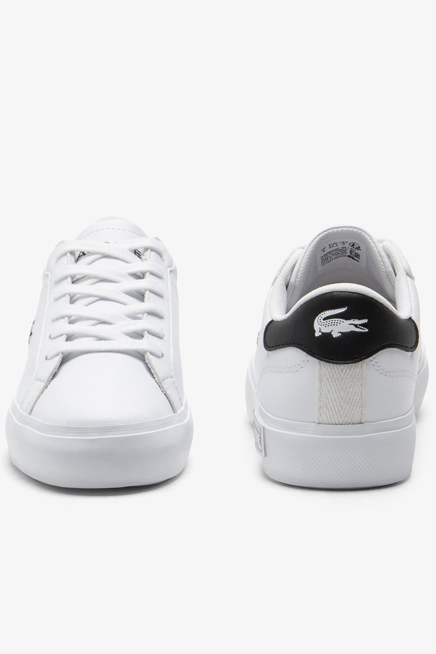 TEEN POWERCOURT SNEAKER WHITE/BLACK 7