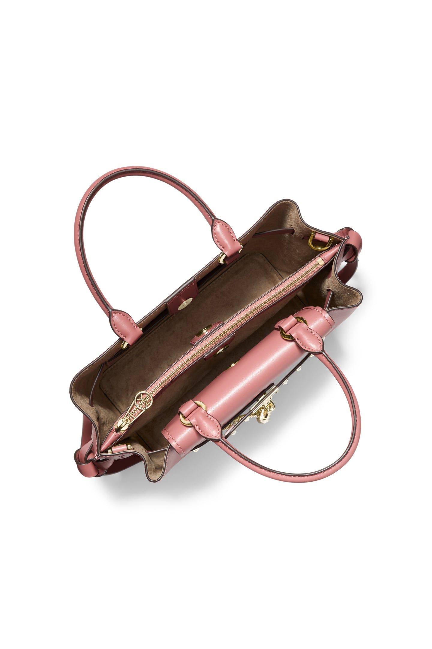 SMALL BELTED SATCHEL ROSE 3