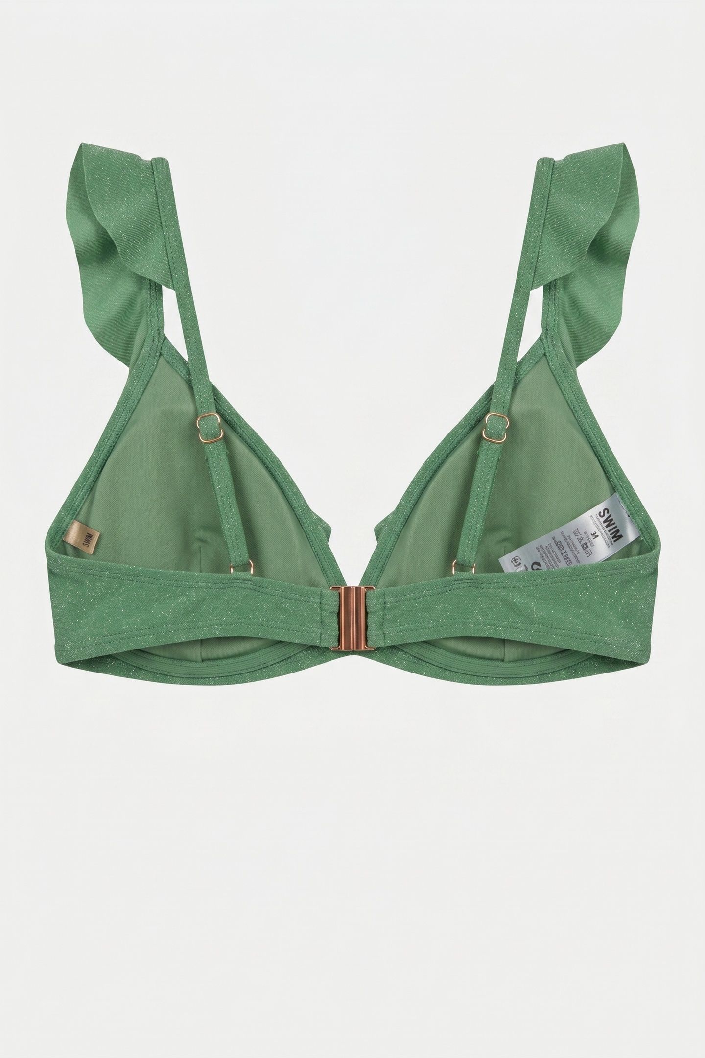BOBBY BIKINI TOP SICILY GLITTER KELLY GREEN 3