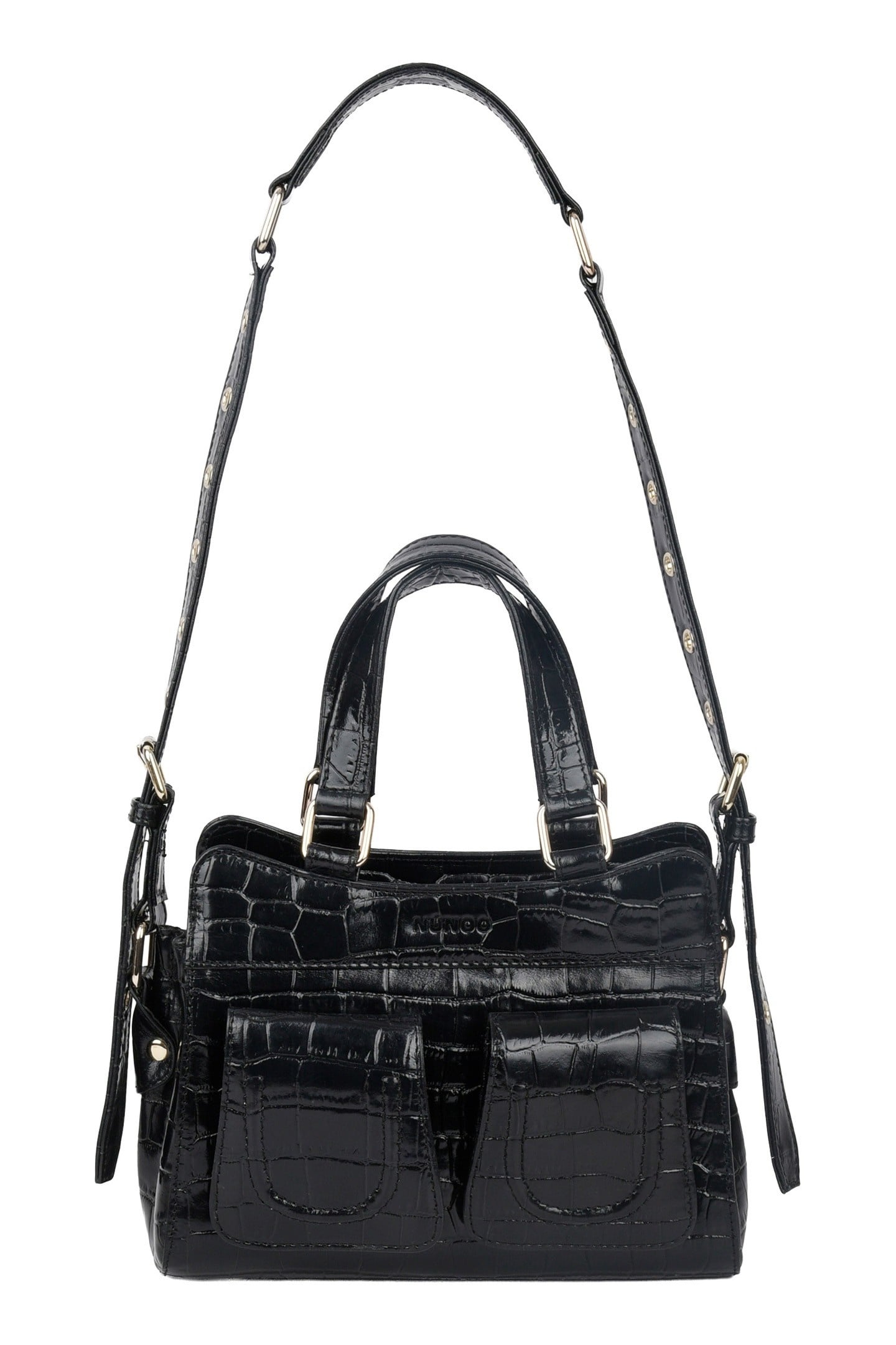 SMALL CHER TEXAS BLACK W. GOLD 1