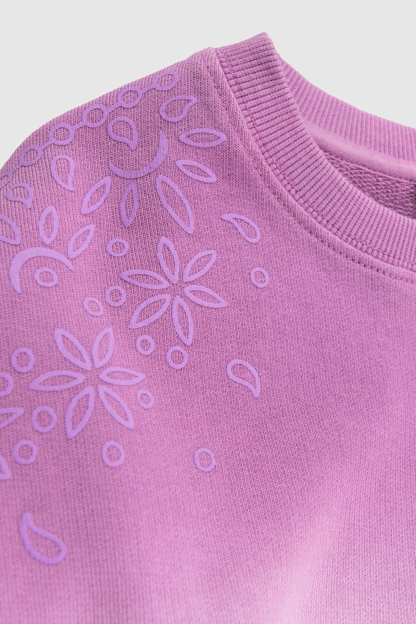 GIRLS’ PINK DEEP DYE-LOOK SWEATSHIRT 6