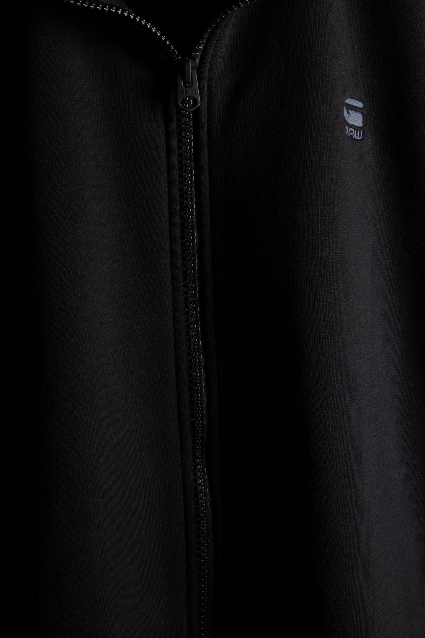 CORE ZIP STAND UP COLLAR SWEAT L/S DK BLACK 4