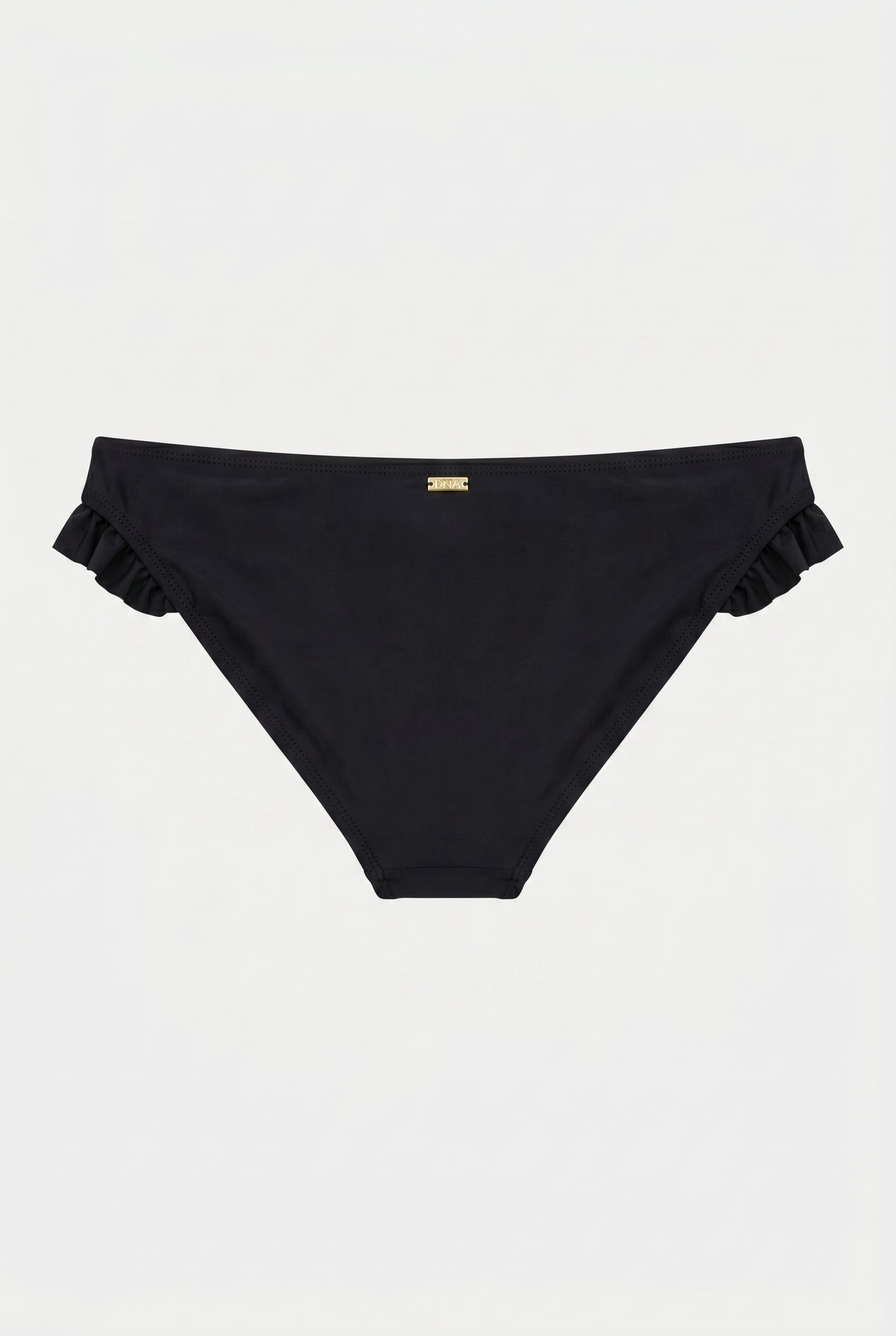 CLASSIC RUFFLE BIKINI BOTTOM BLACK 3