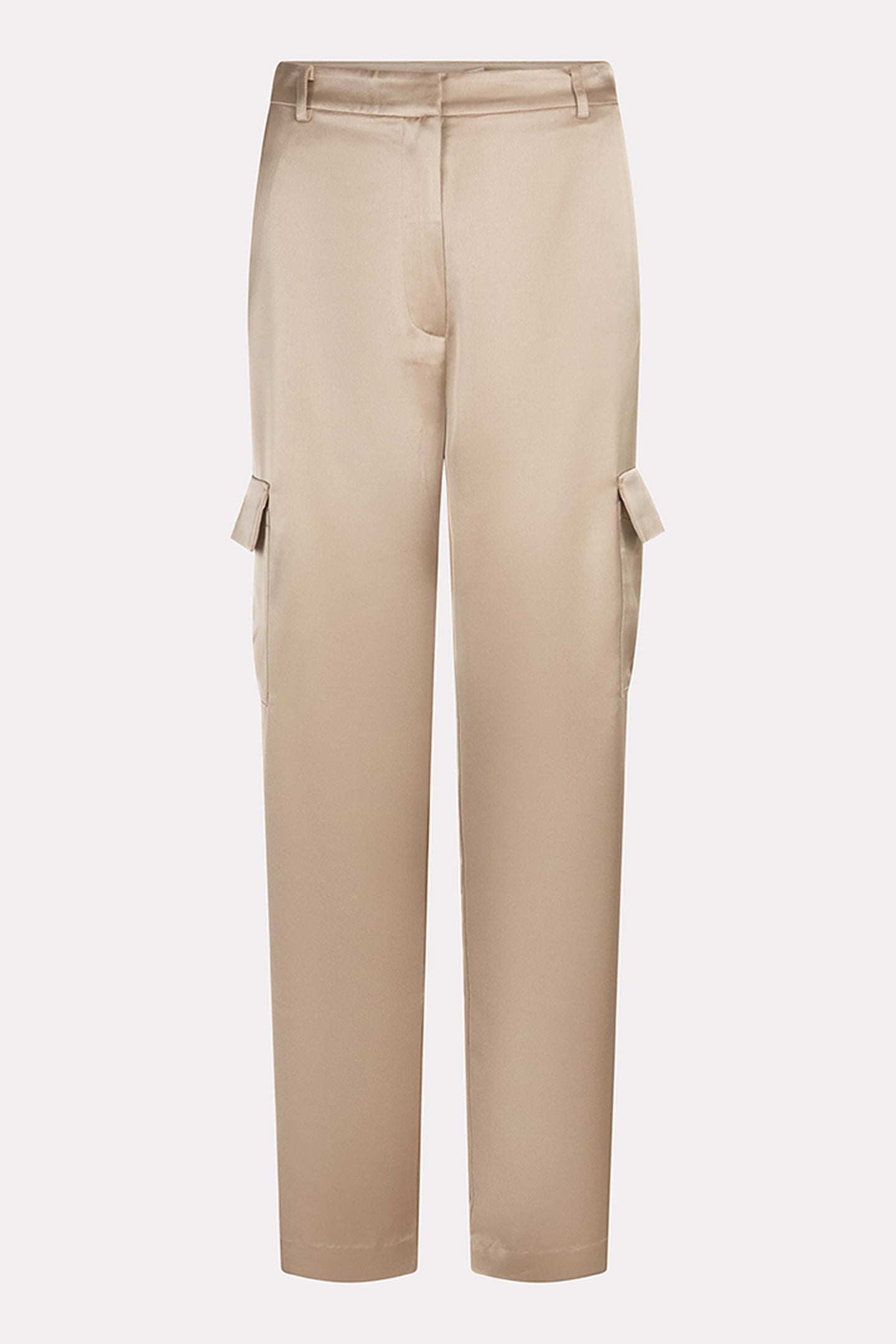 TROUSERS CARGO SATIN GOLD 4