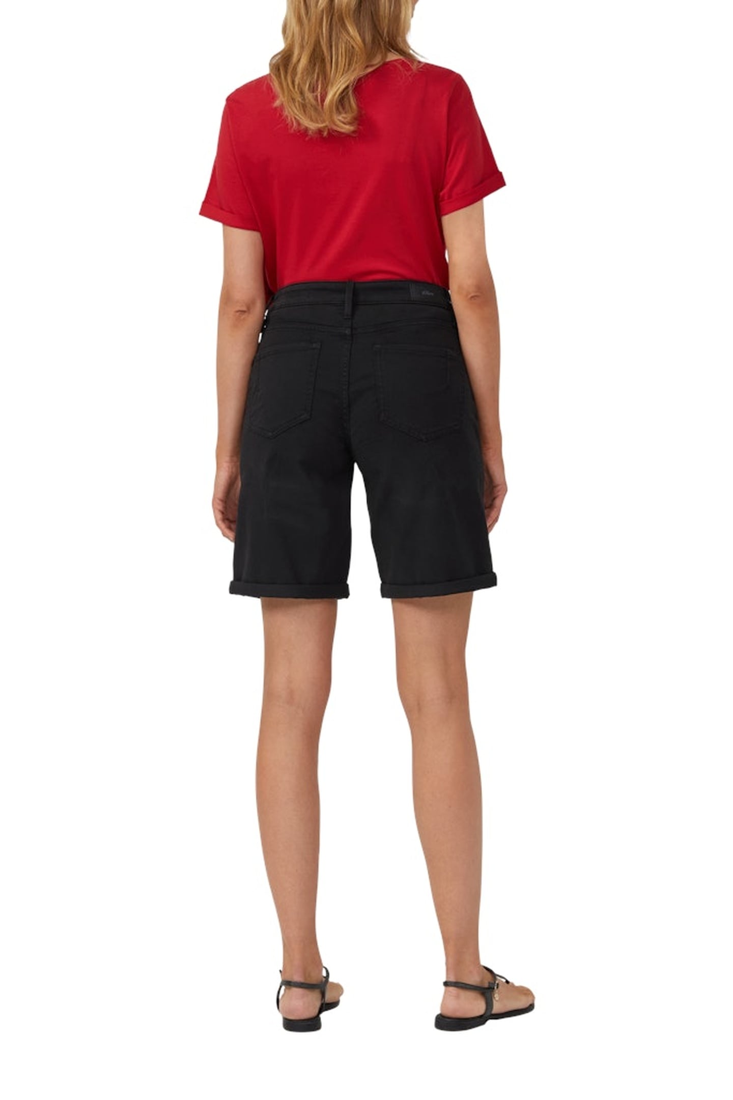 JEANS SHORTS BLACK DENIM 6