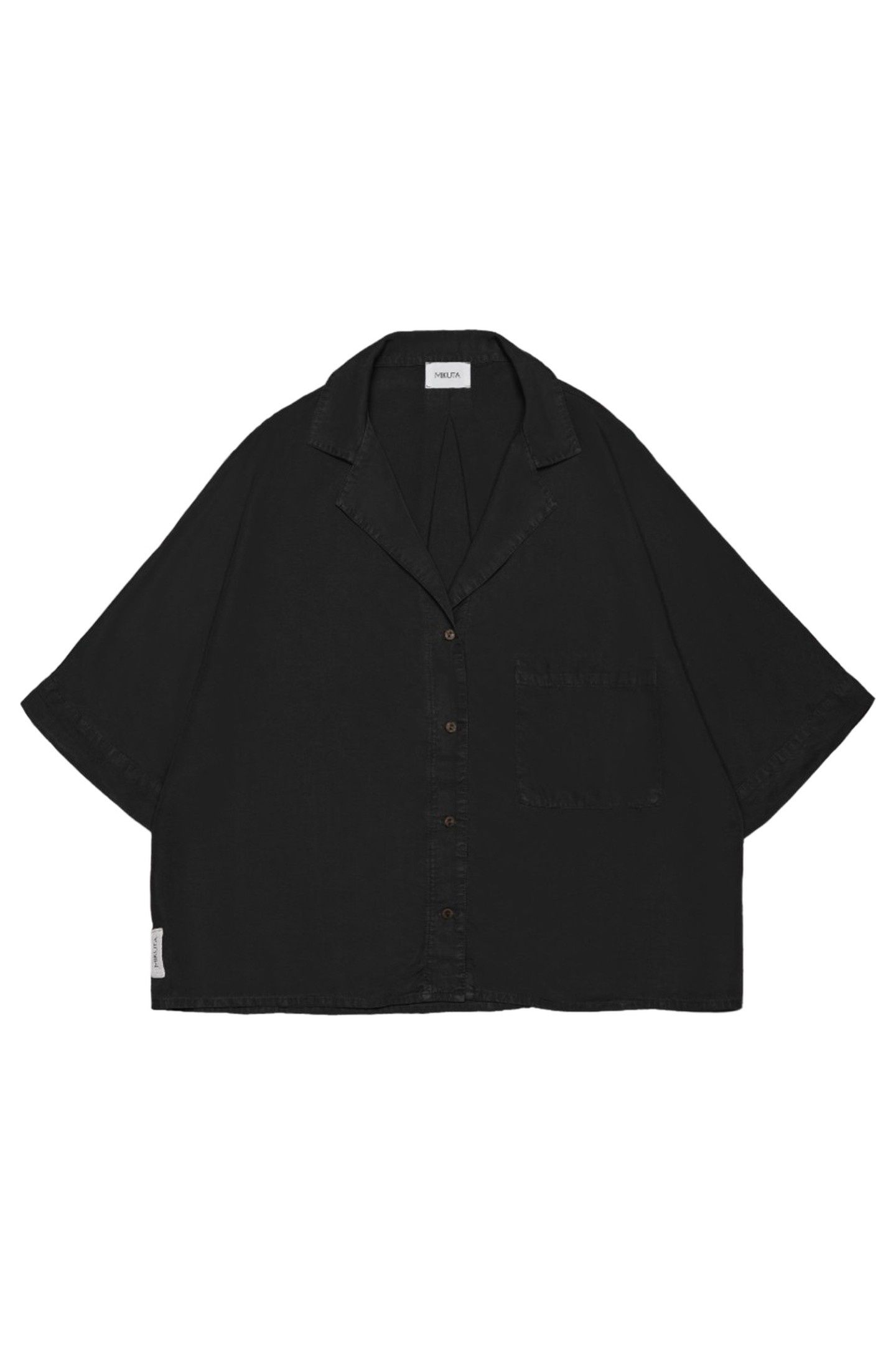 THE DARK CO-ORD SHIRT BLACK 1