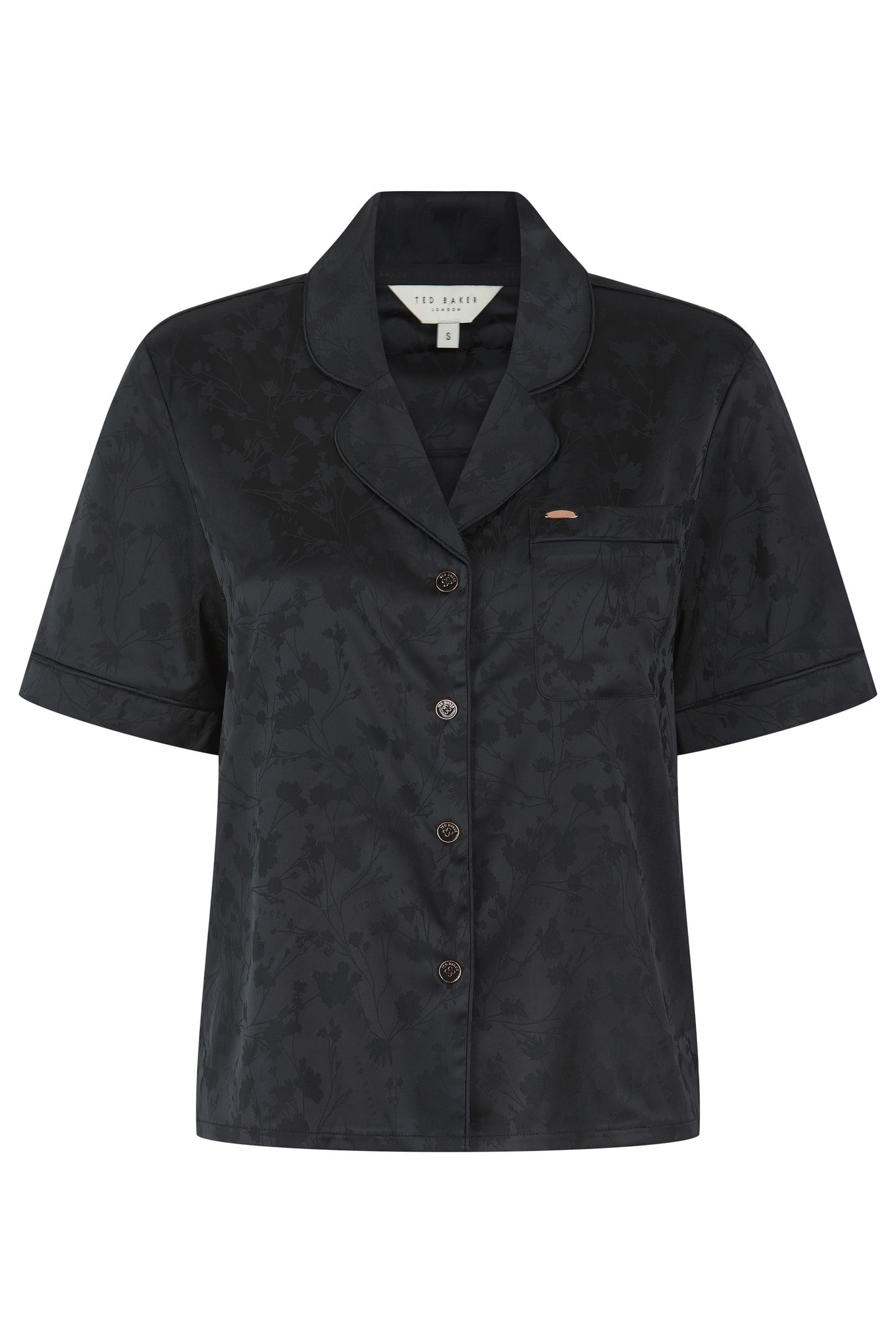 ZARA SHORT SATIN PJ JET BLACK 2