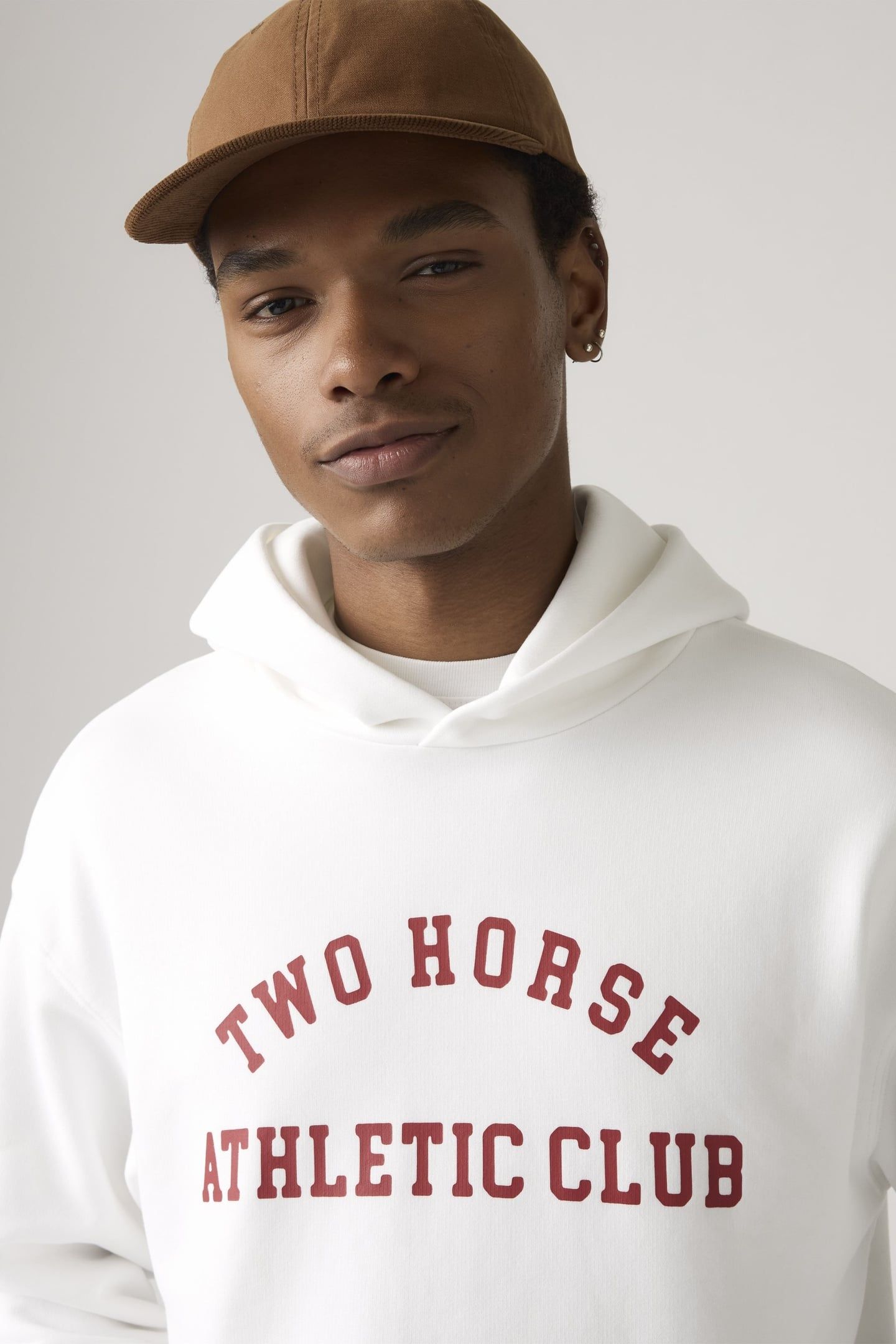 TWO HORSE CROPPED HOODIE 5