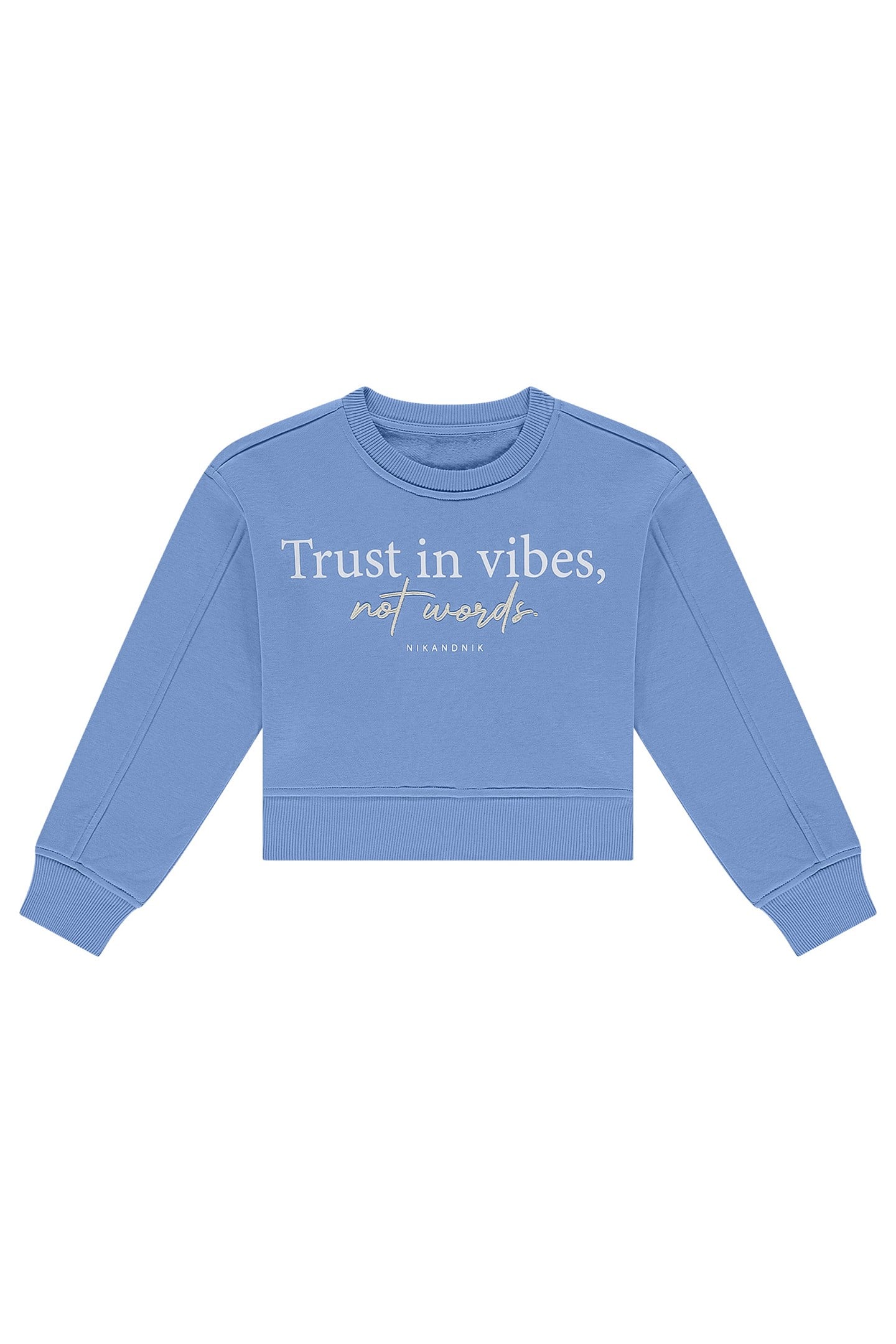 VIBES SWEATER AZUR BLUE 1