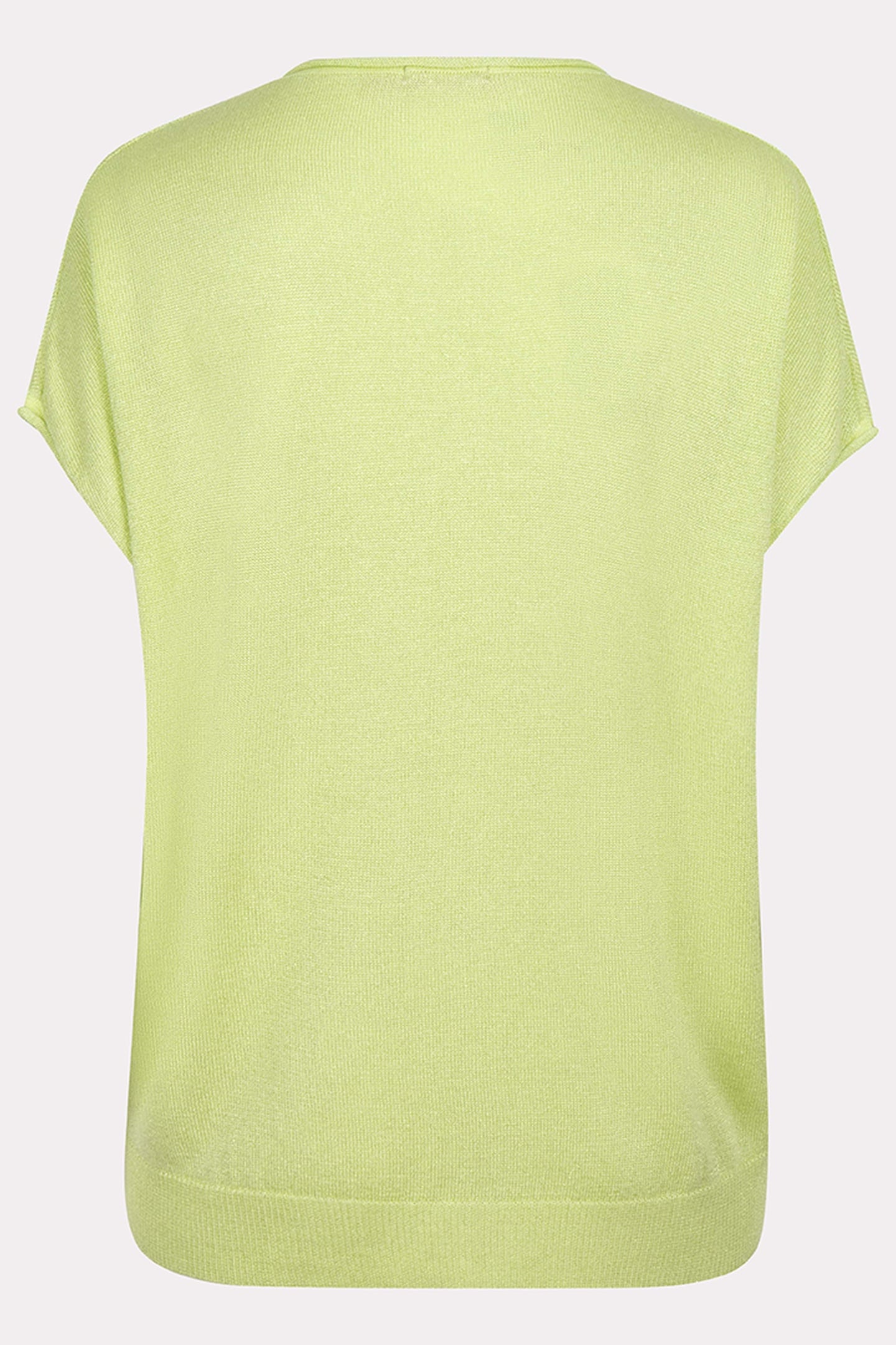 SWEATER BATWING V-NECK LUREX APPLE GREEN 6