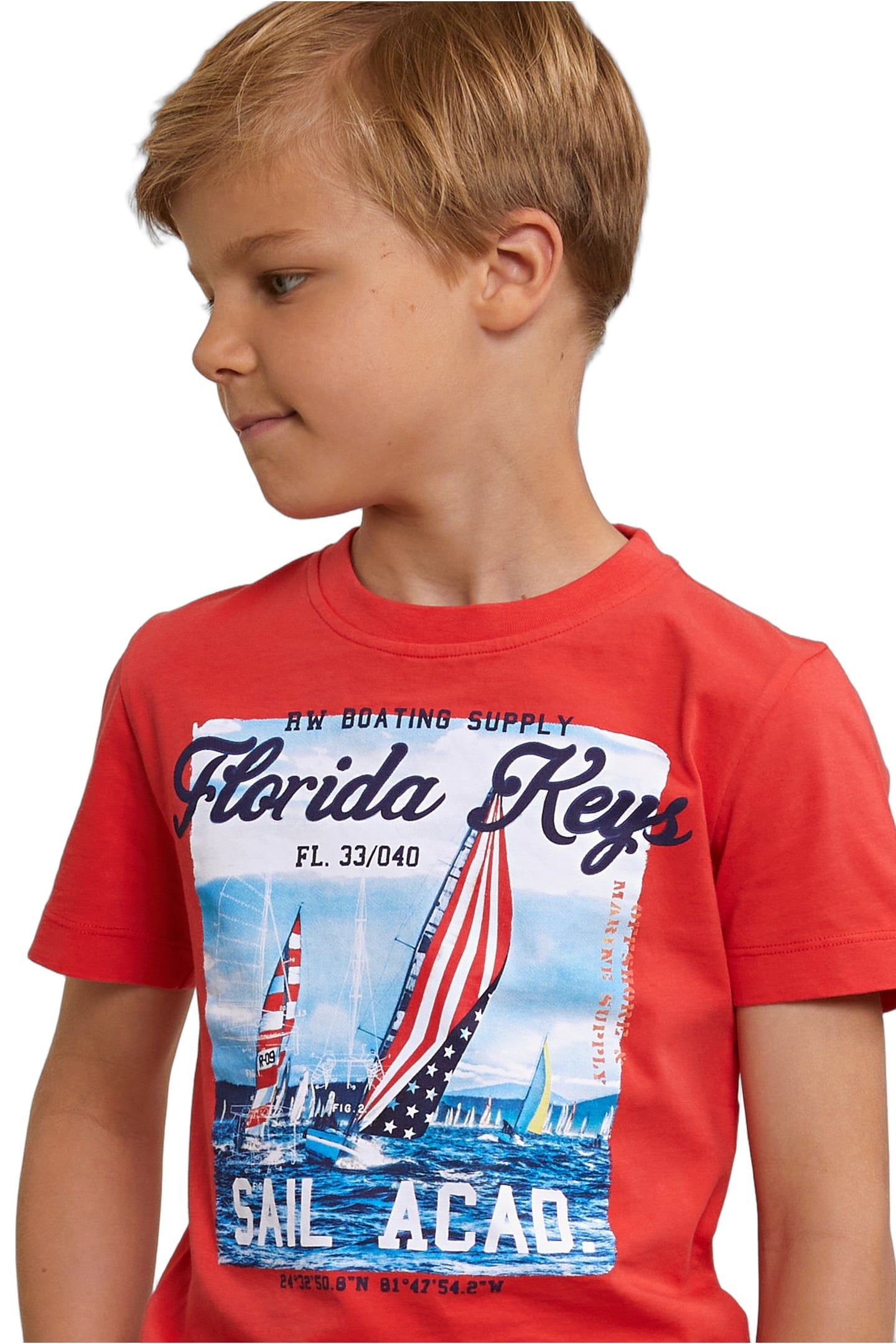 NORMAL FIT BASIC T-SHIRT SHORT SLEEVES CORNELL RED 4