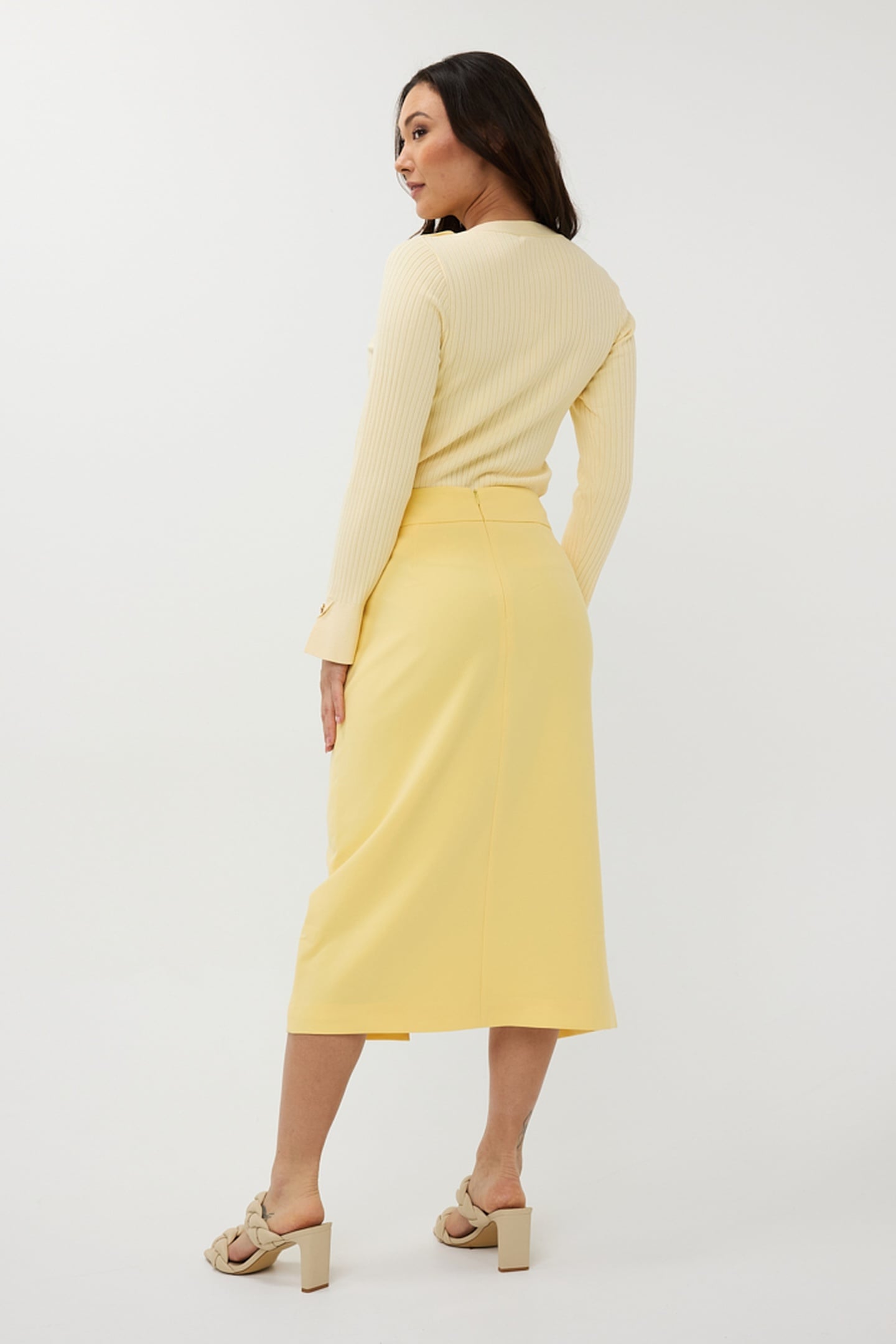SKIRT LONG CITY YELLOW 4
