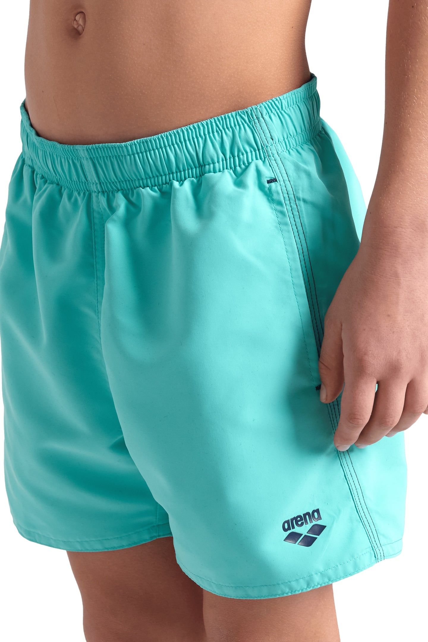 BOYS' BEACH BOXER SOLID R WATER-NAVY 3