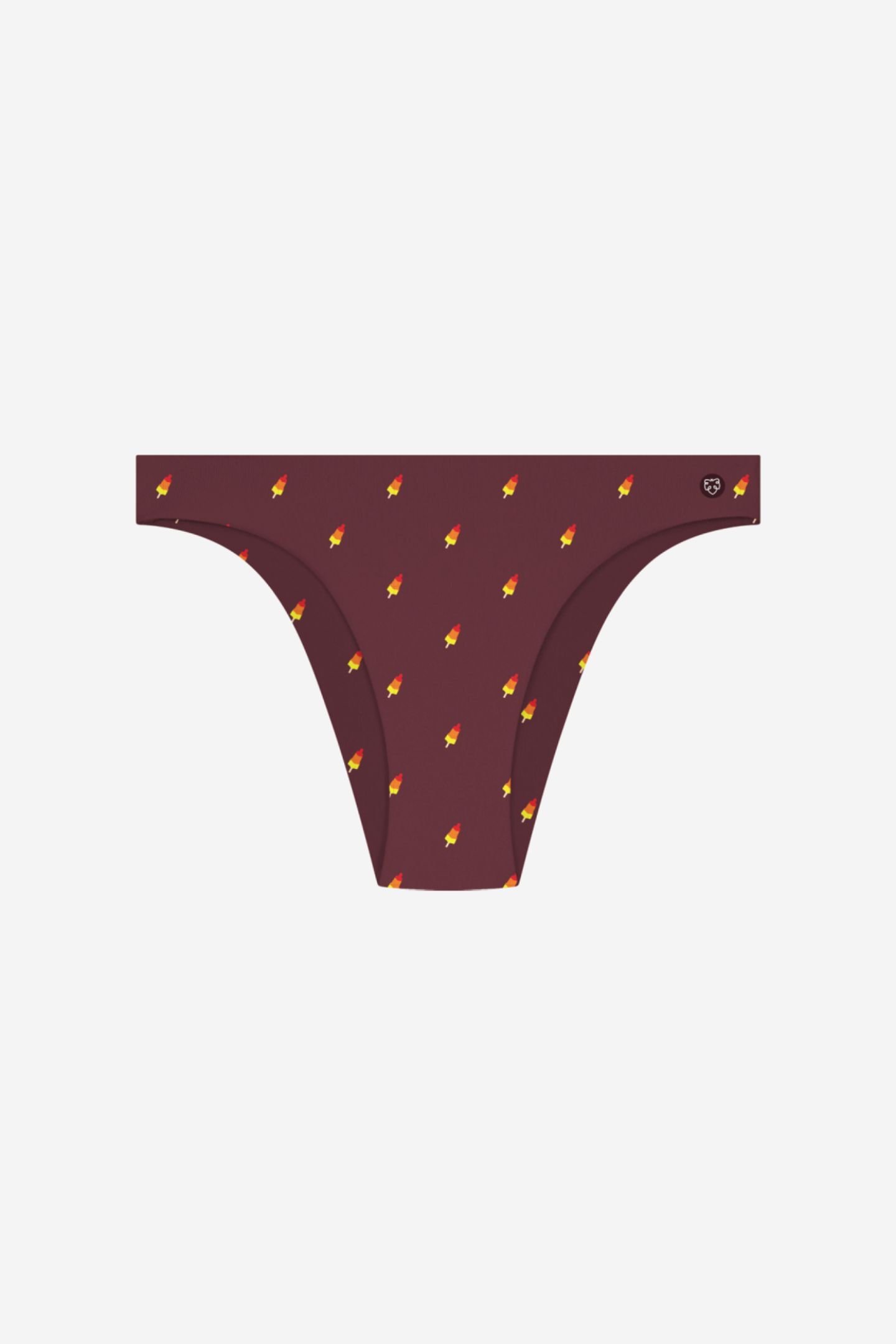 BIKINI BOTTOM BURGUNDY ROCKETS PORT ROYALE 2