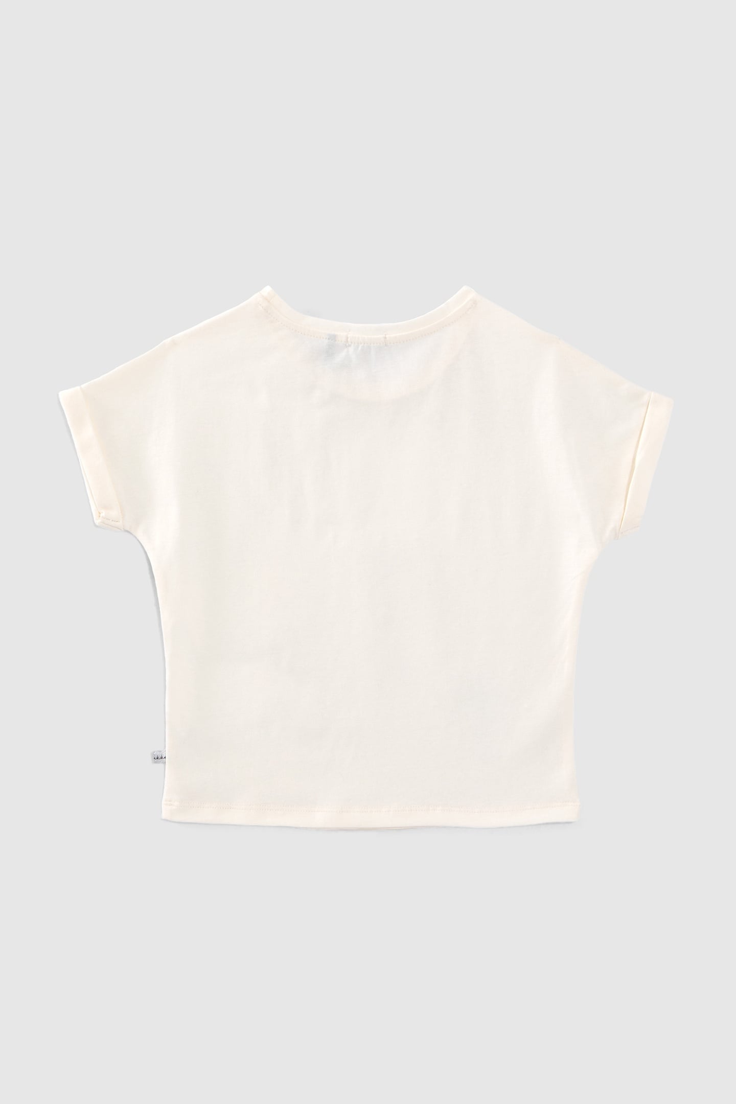 GIRLS’ ECRU T-SHIRT WITH SEQUIN-EMBROIDERED PALM TREES 2