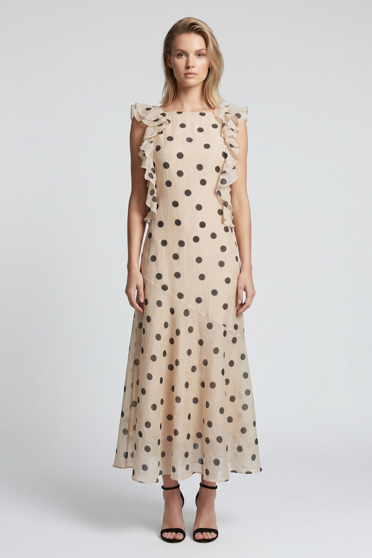 NIKKI DRESS BEIGE 1