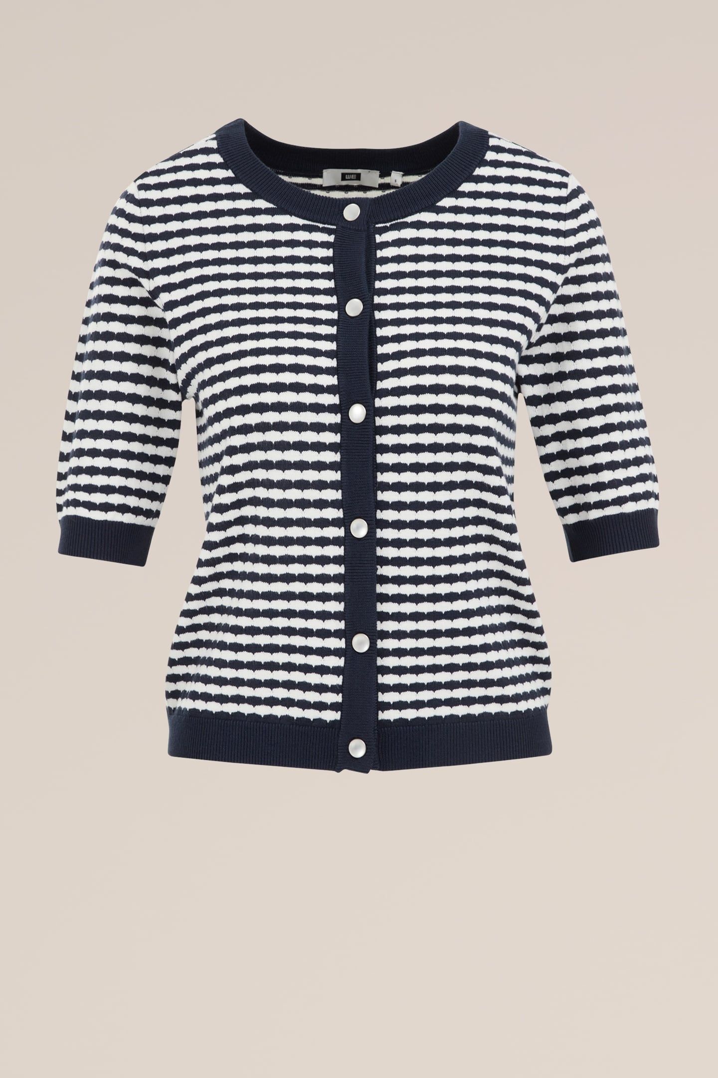 KNITTED CARDIGAN NAVY BLUE 4