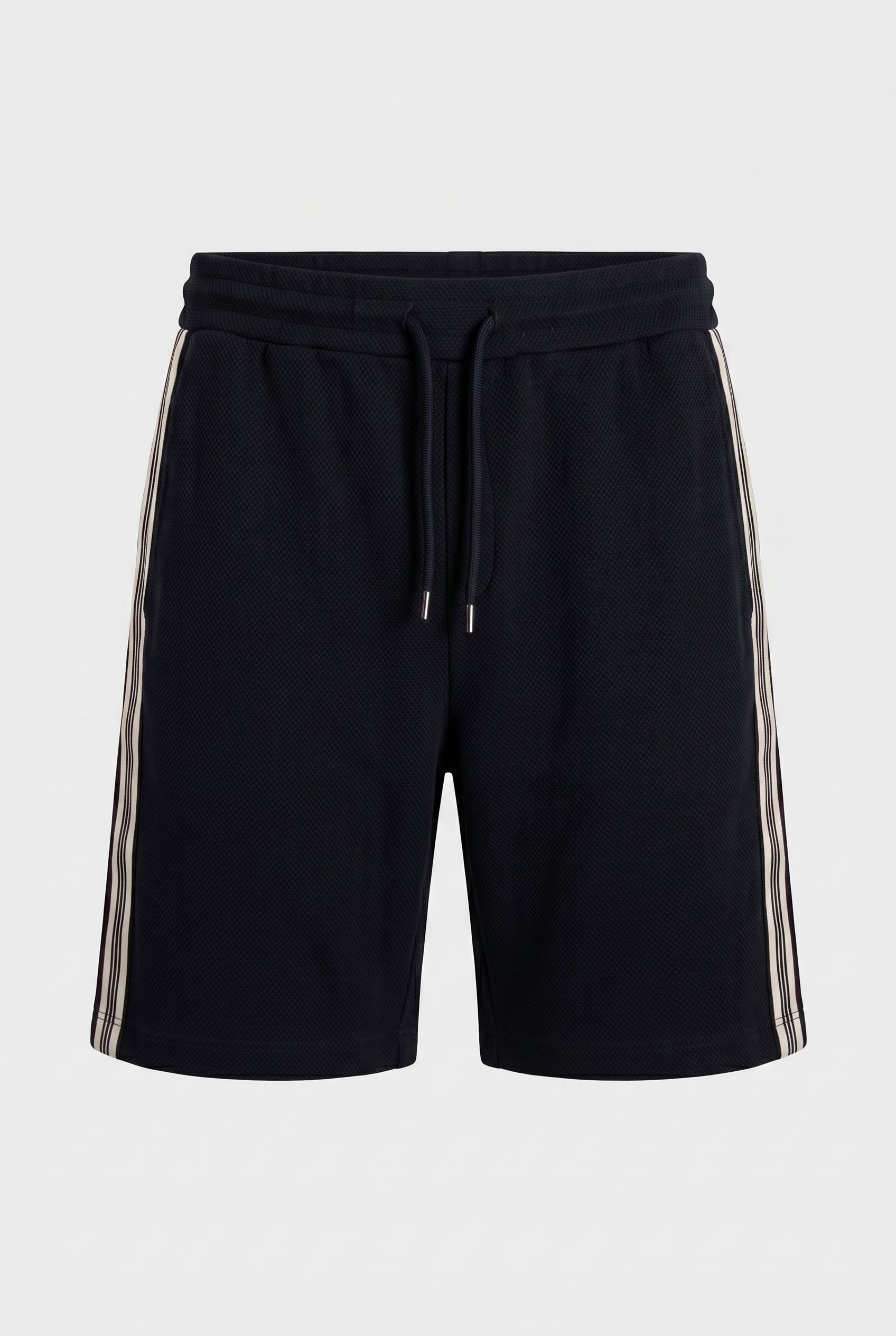 TEXTURED TAPE DRAWSTRING SHORT NAVY 3