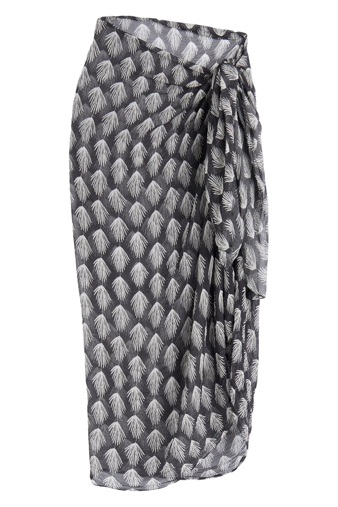 THE DARK PRINTED PAREO BLACK 3