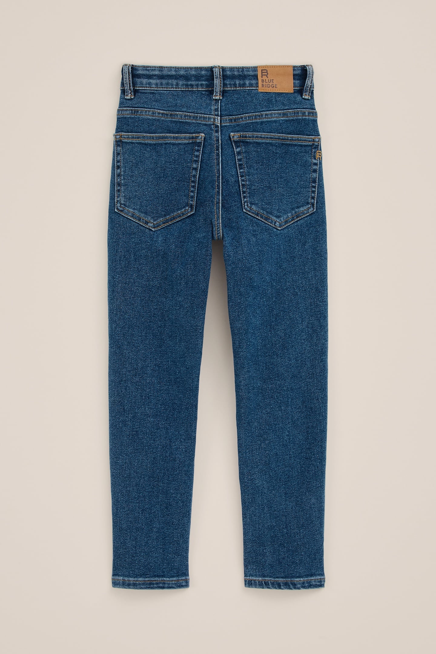 5-POCKET MID WAIST BLUE 4