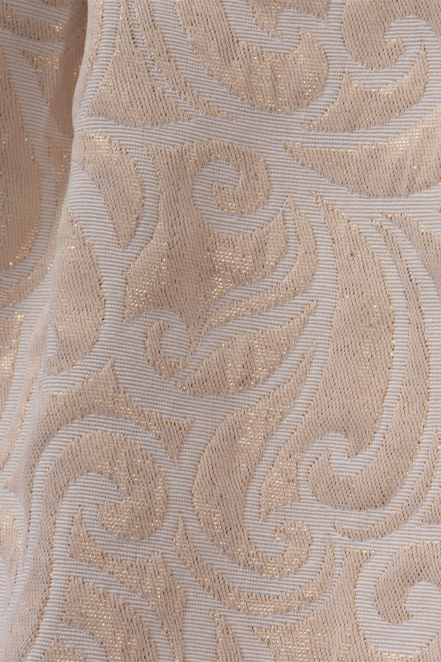 GOLD BAROQUE JACQUARD SHORT SKIRT 8