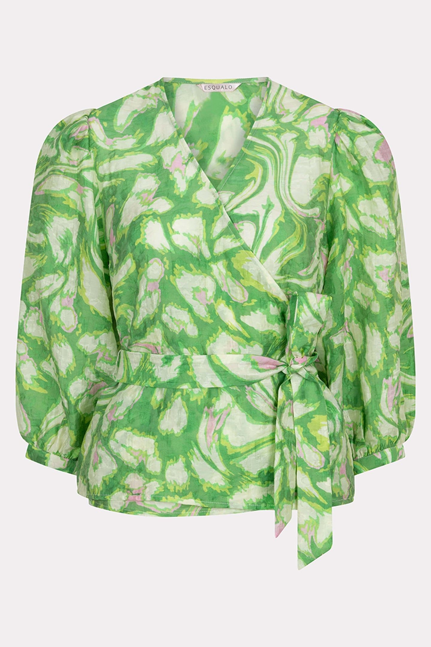 BLOUSE WRAP FLORAL TREASURE PRINT 5