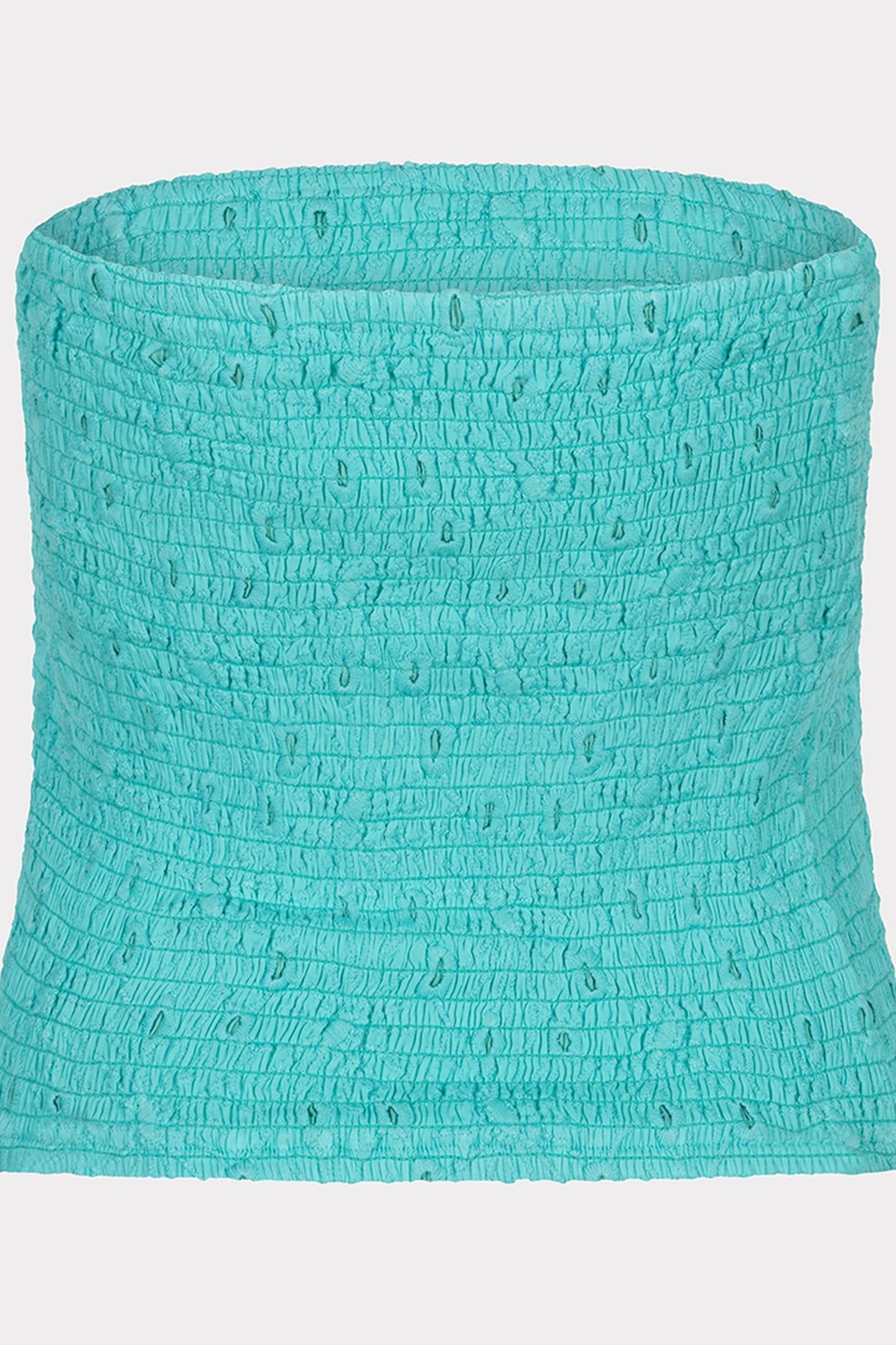 TOP BANDEAU EMBROIDERY FLOWER LAGOON 6