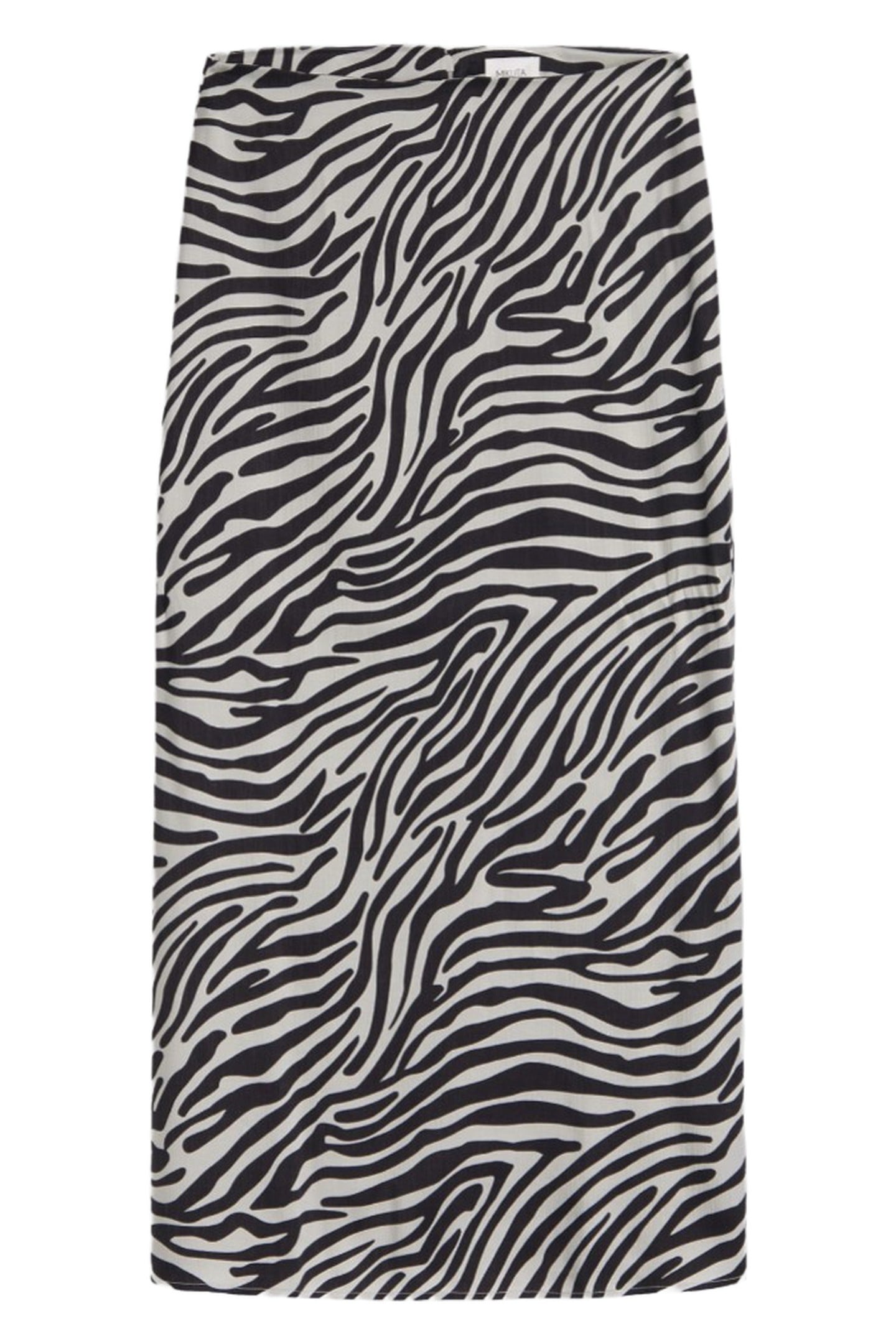 THE ZEBRA LONG LYOCELL SKIRT BLACK 3