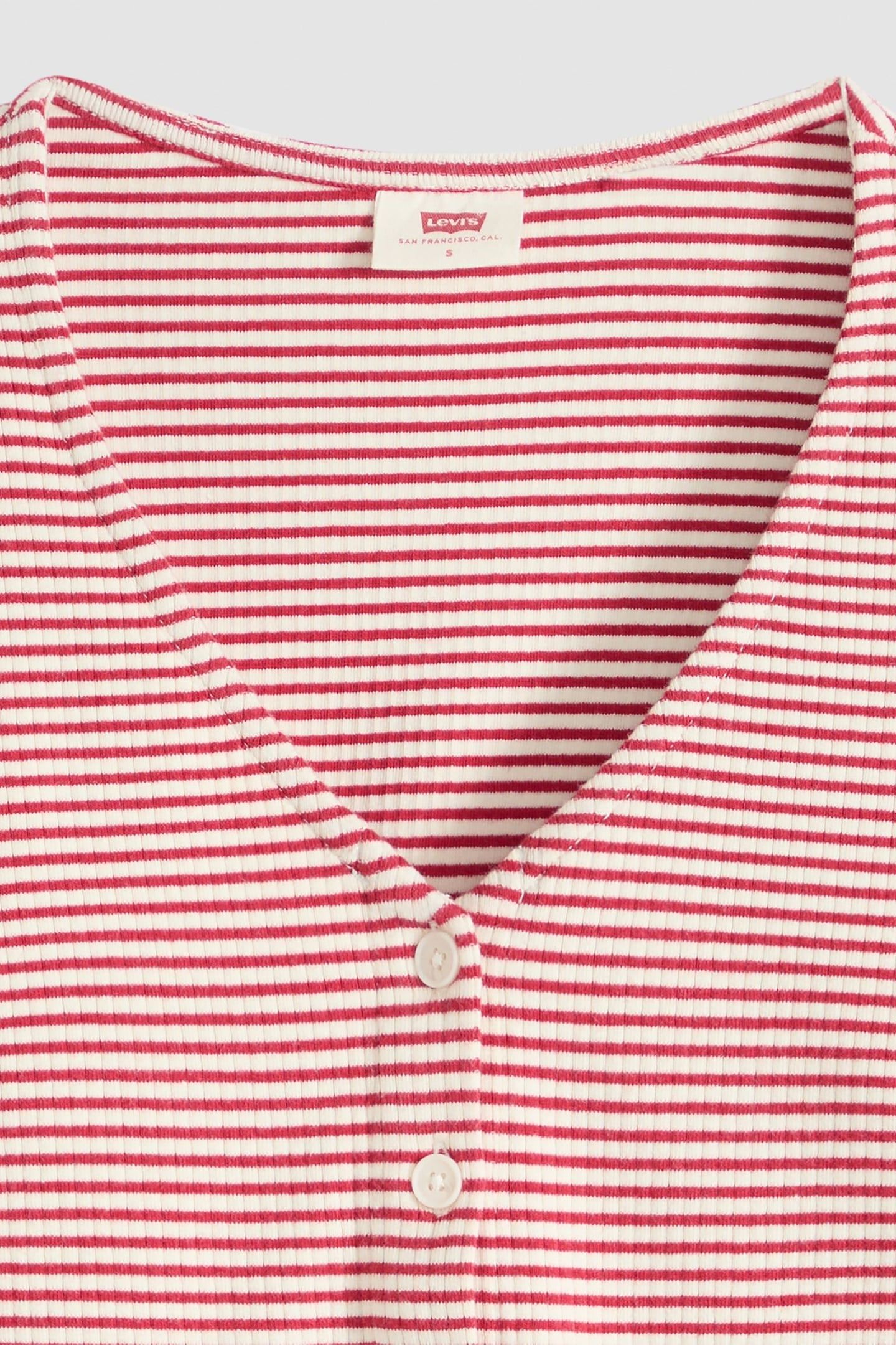 MUSE LS TEE STRIPE SCARLET 2