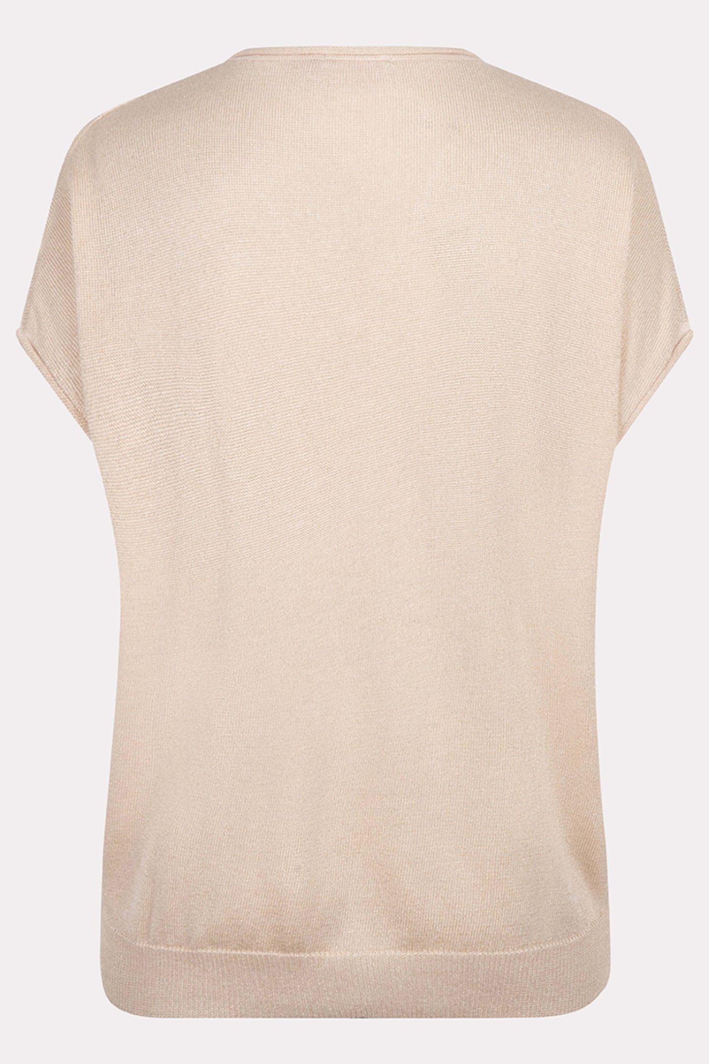 SWEATER BATWING V-NECK LUREX IVORY 6